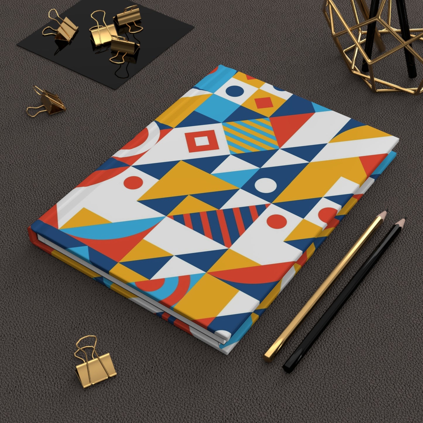 Abstract Harmony Hardcover Journal Matte