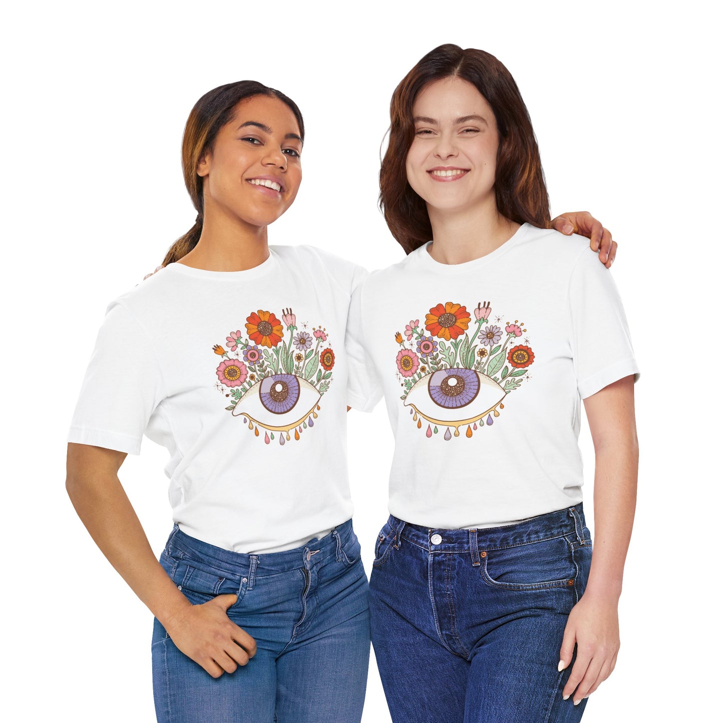 Third Eye Blooms Unisex Jersey Short Sleeve Tee