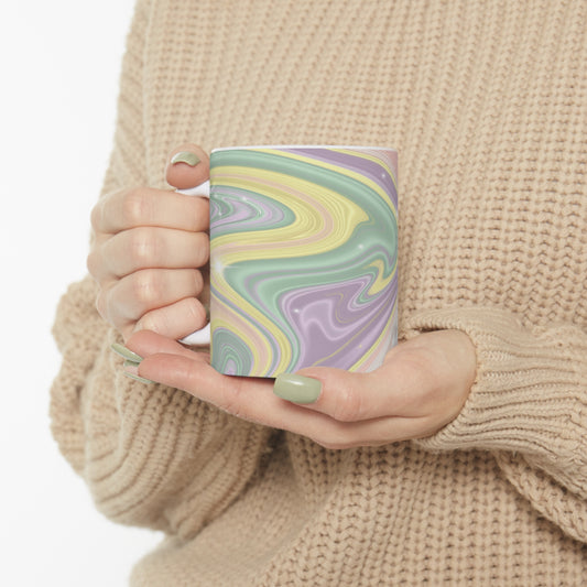 Pastel Paint Ceramic Mug 11oz