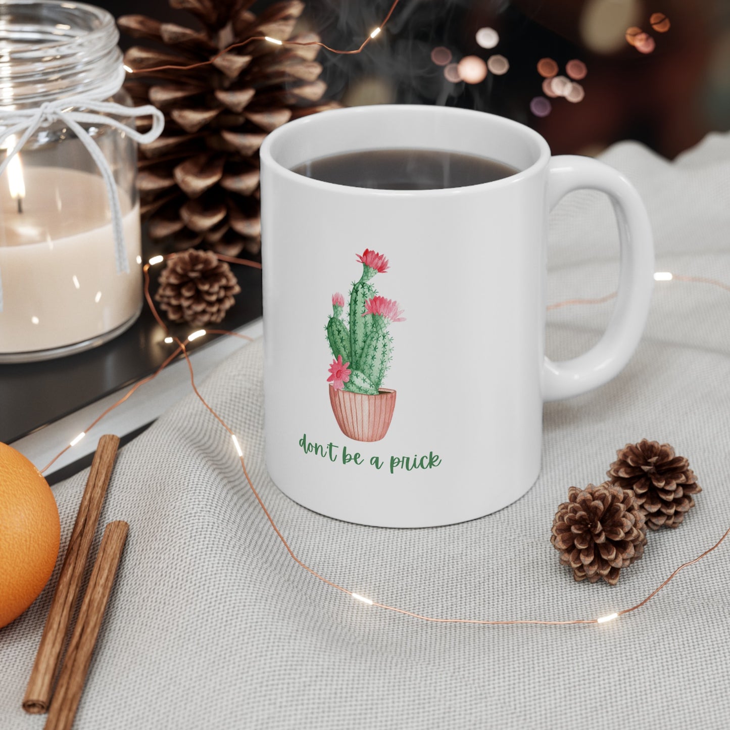 Funny Cactus Ceramic Mug 11oz