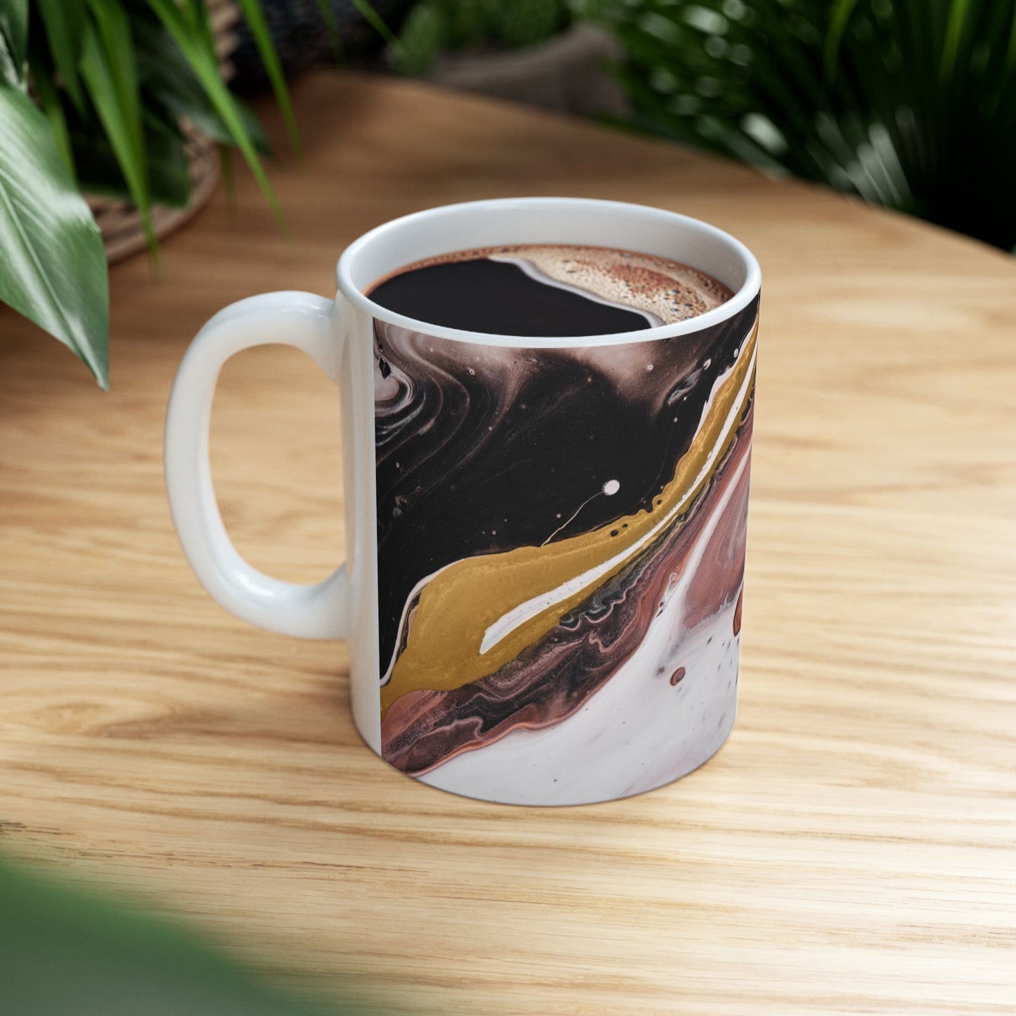 Marble Paint Ceramic Mug 11oz