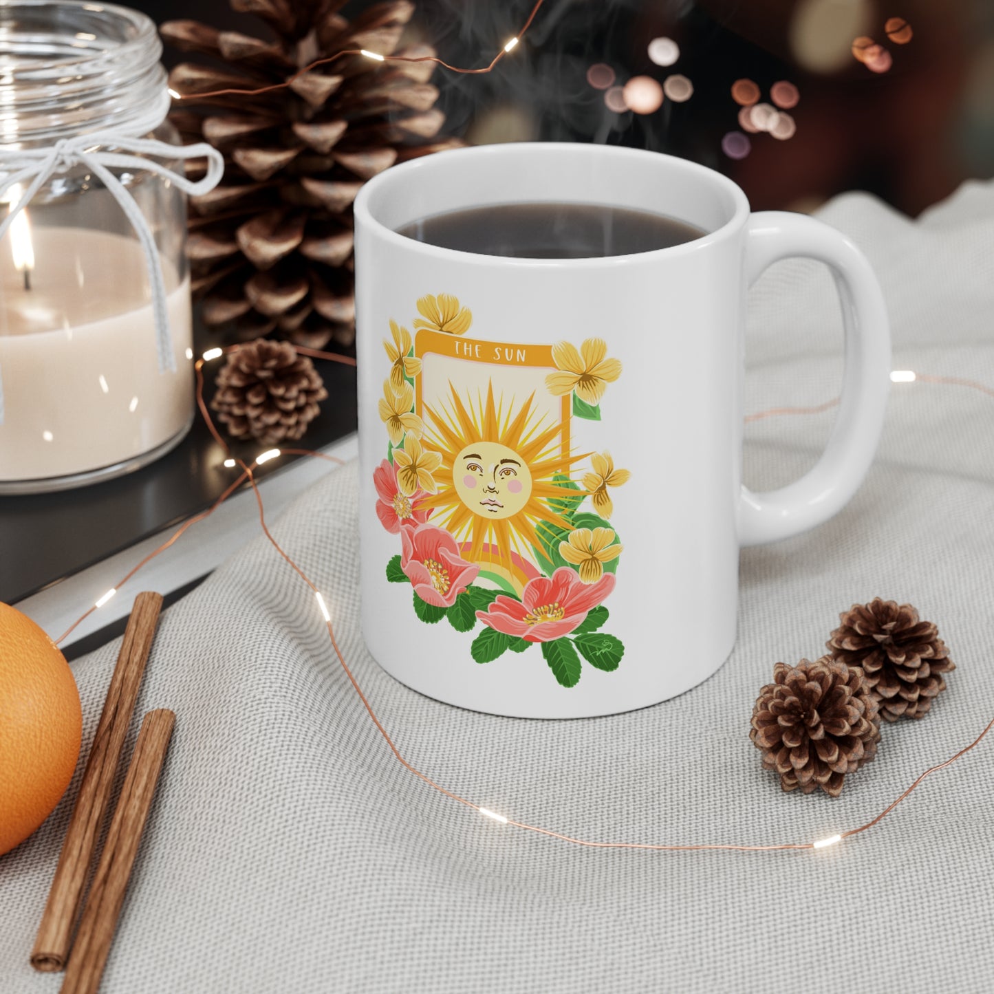 The Sun Tarot Ceramic Mug 11oz