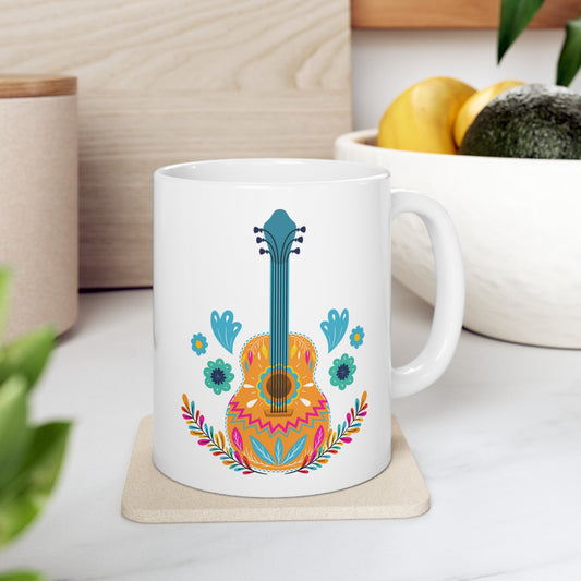 Guitar Love Ceramic Mug 11oz