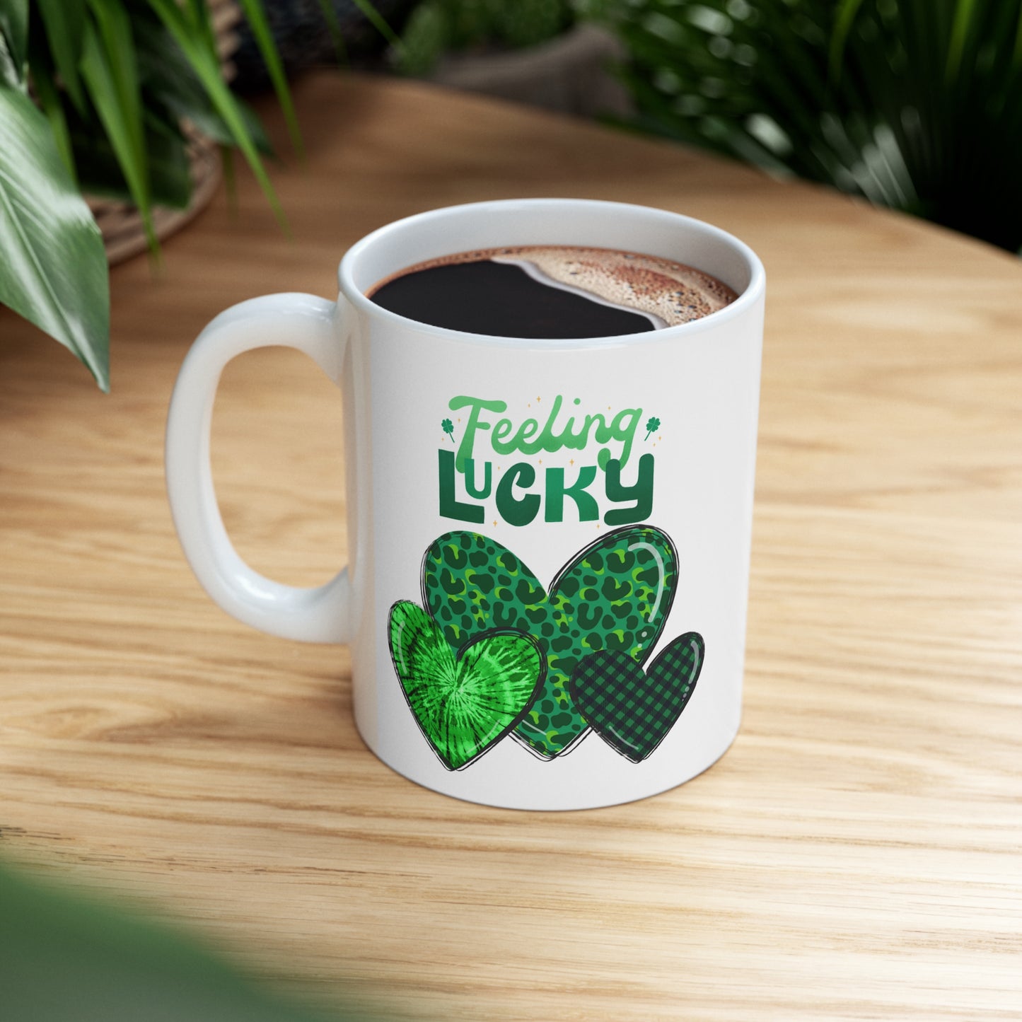 Feeling Lucky St. Patrick's Day Ceramic Mug 11oz