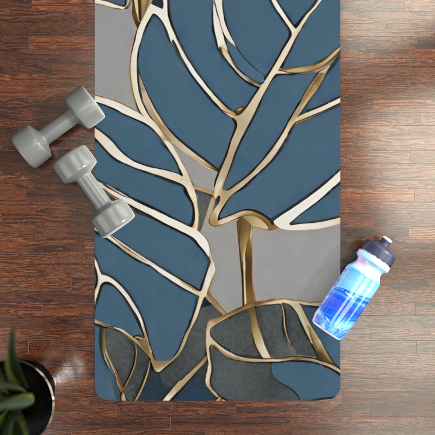 Golden Hour Rubber Yoga Mat