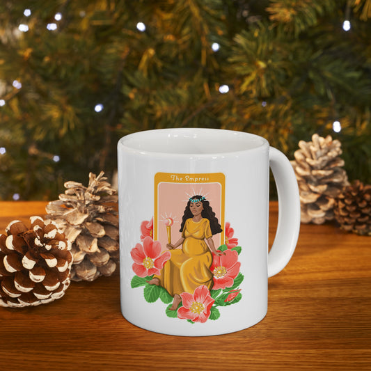 🧿 The Empress Tarot Ceramic Mug 11oz