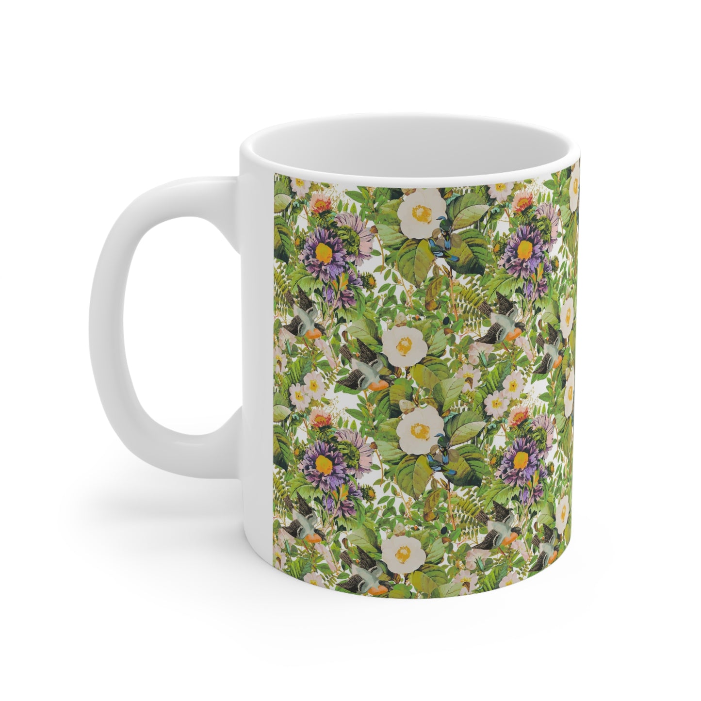 Enchanted Blooms: Floral Fantasy Mug