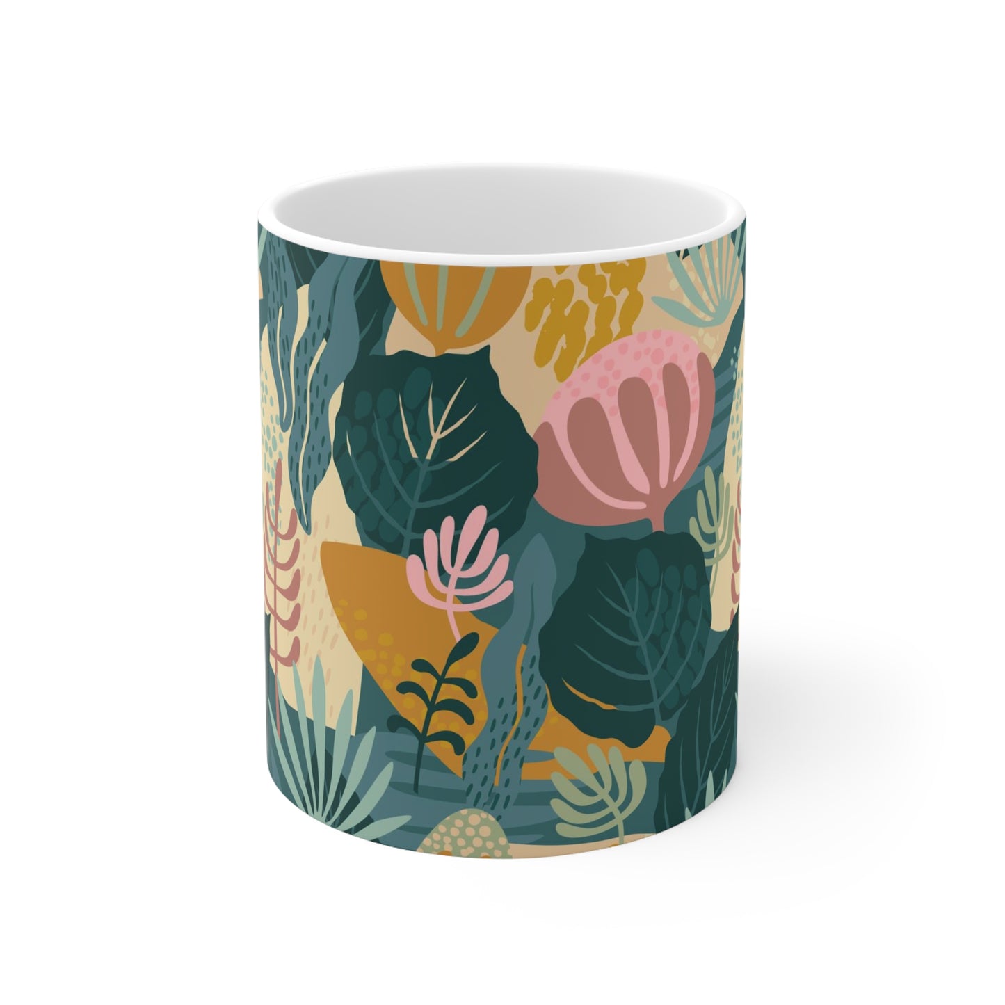 Vivid Blooms Oasis Coffee Mug