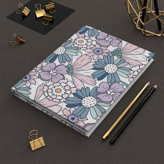 🌸 Spring Floral Hardcover Journal - Matte Finish