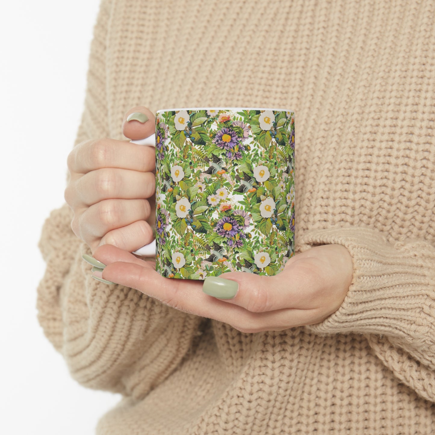 Enchanted Blooms: Floral Fantasy Mug