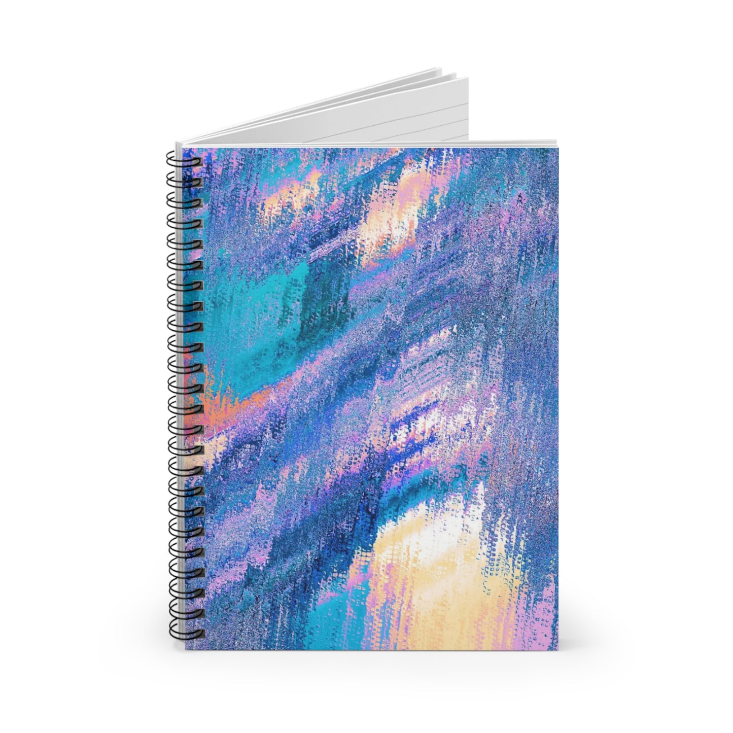 📒 Retro Abstract Spiral Notebook - Ruled Line | 6" x 8" | 118 Pages