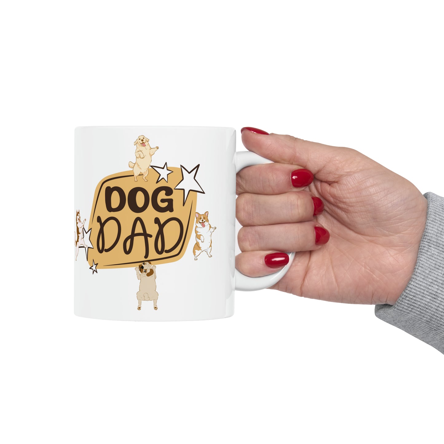 DOG DAD Ceramic Mug 11oz