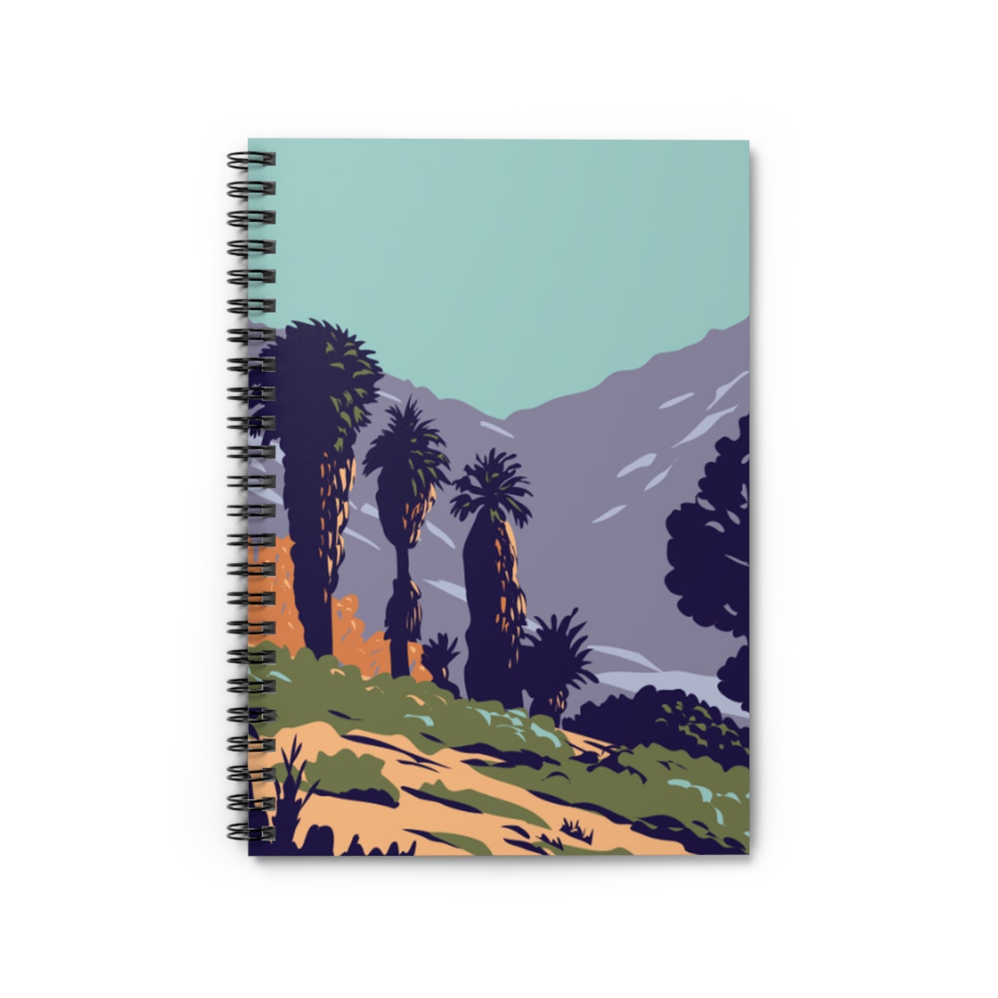 🌴 Coachella Valley Memories Spiral Notebook - Ruled Line