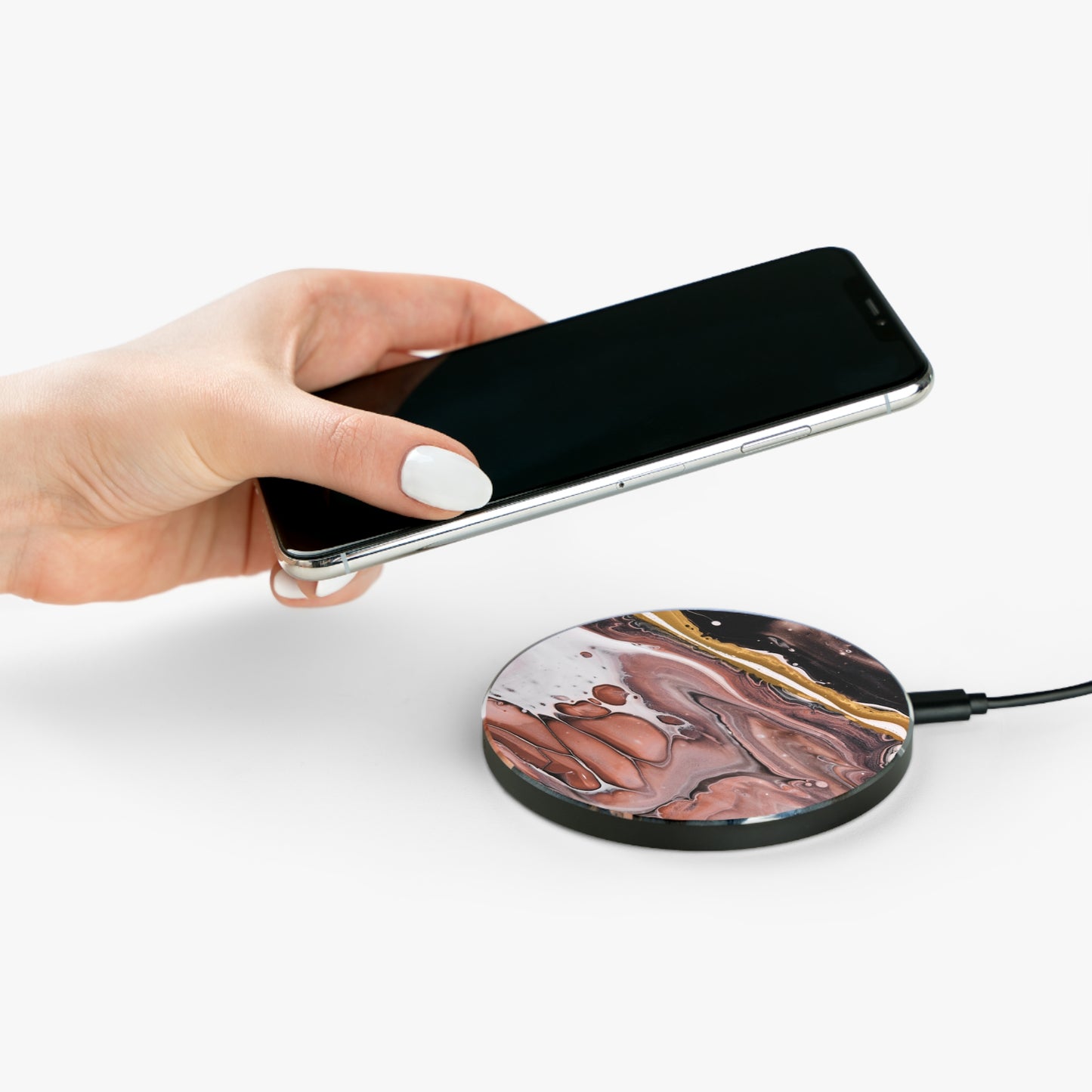 Marble Paint Wireless Charger