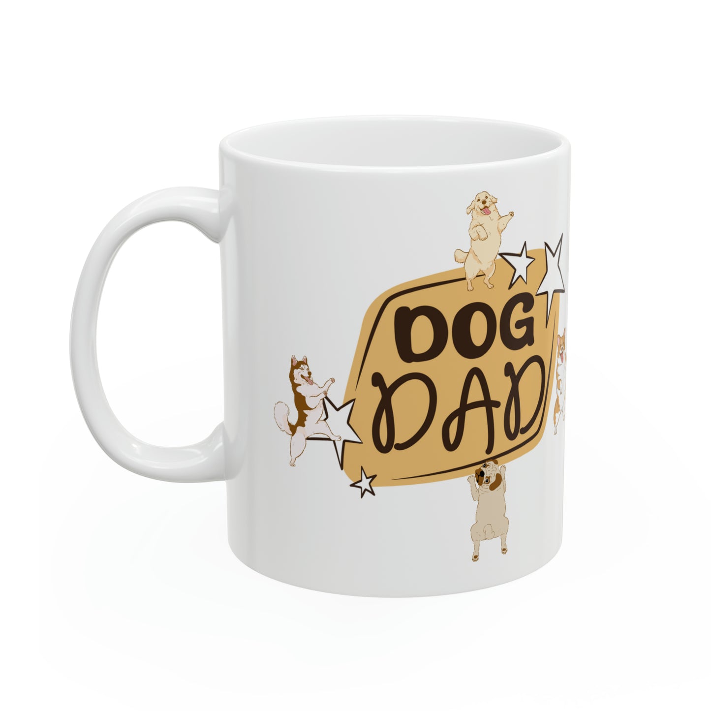 DOG DAD Ceramic Mug 11oz