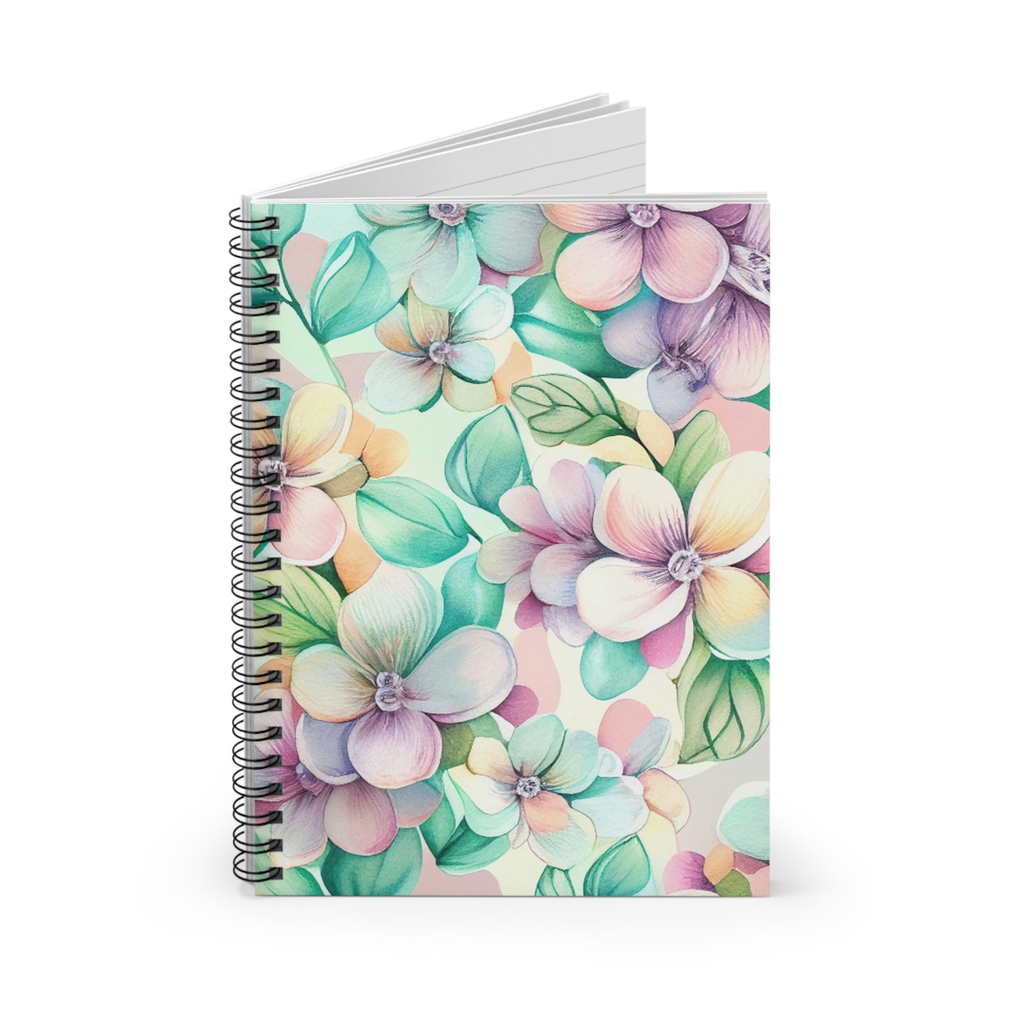 Vibrant Spring Blossoms Spiral Notebook - Ruled Line