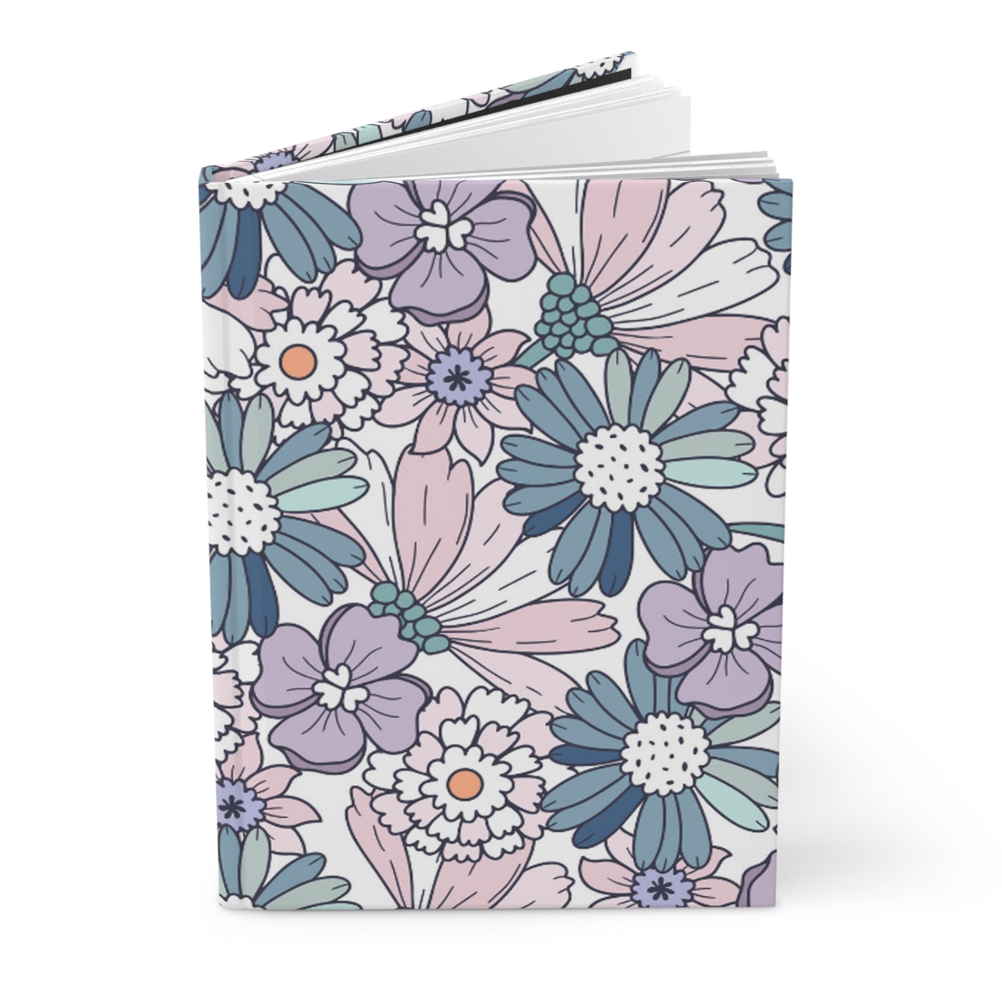 🌸 Spring Floral Hardcover Journal - Matte Finish