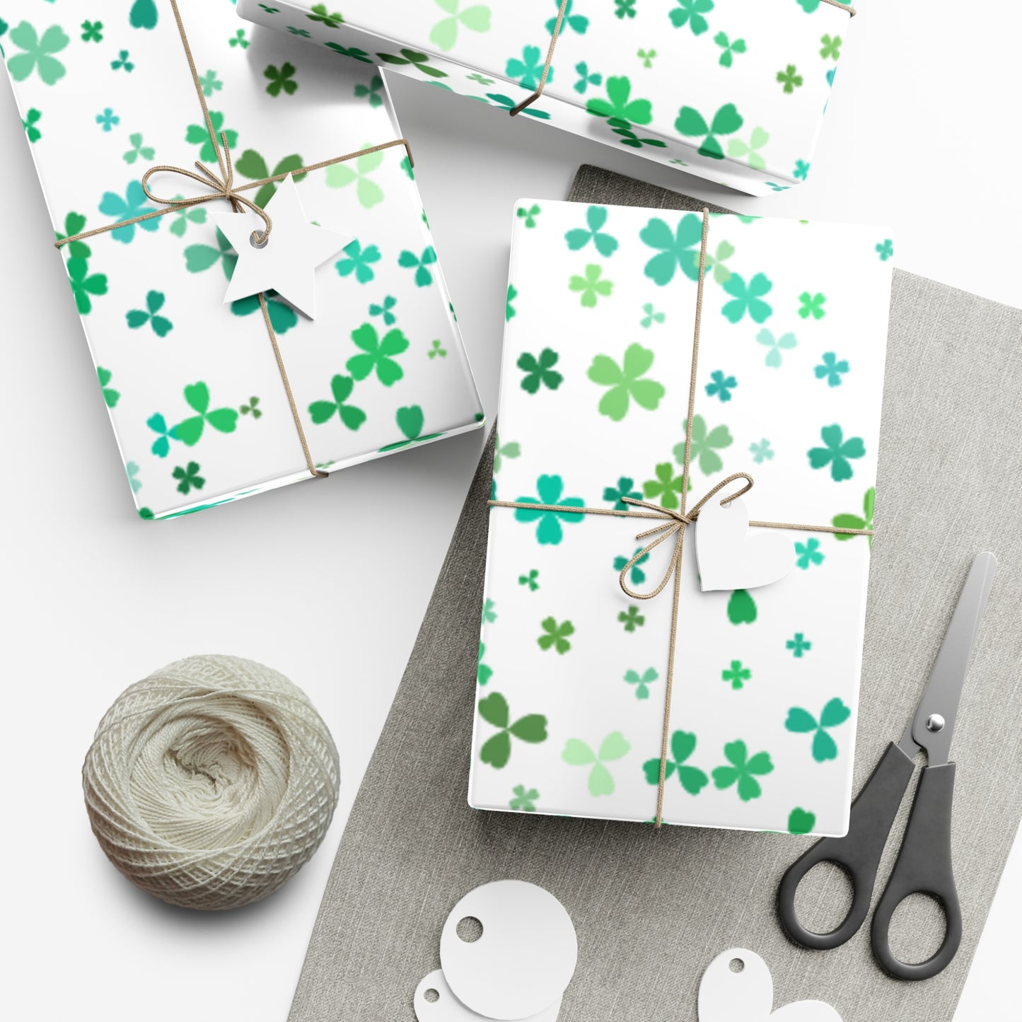 ☘️ Eco-friendly St. Patrick's Day Gift Wrap Papers