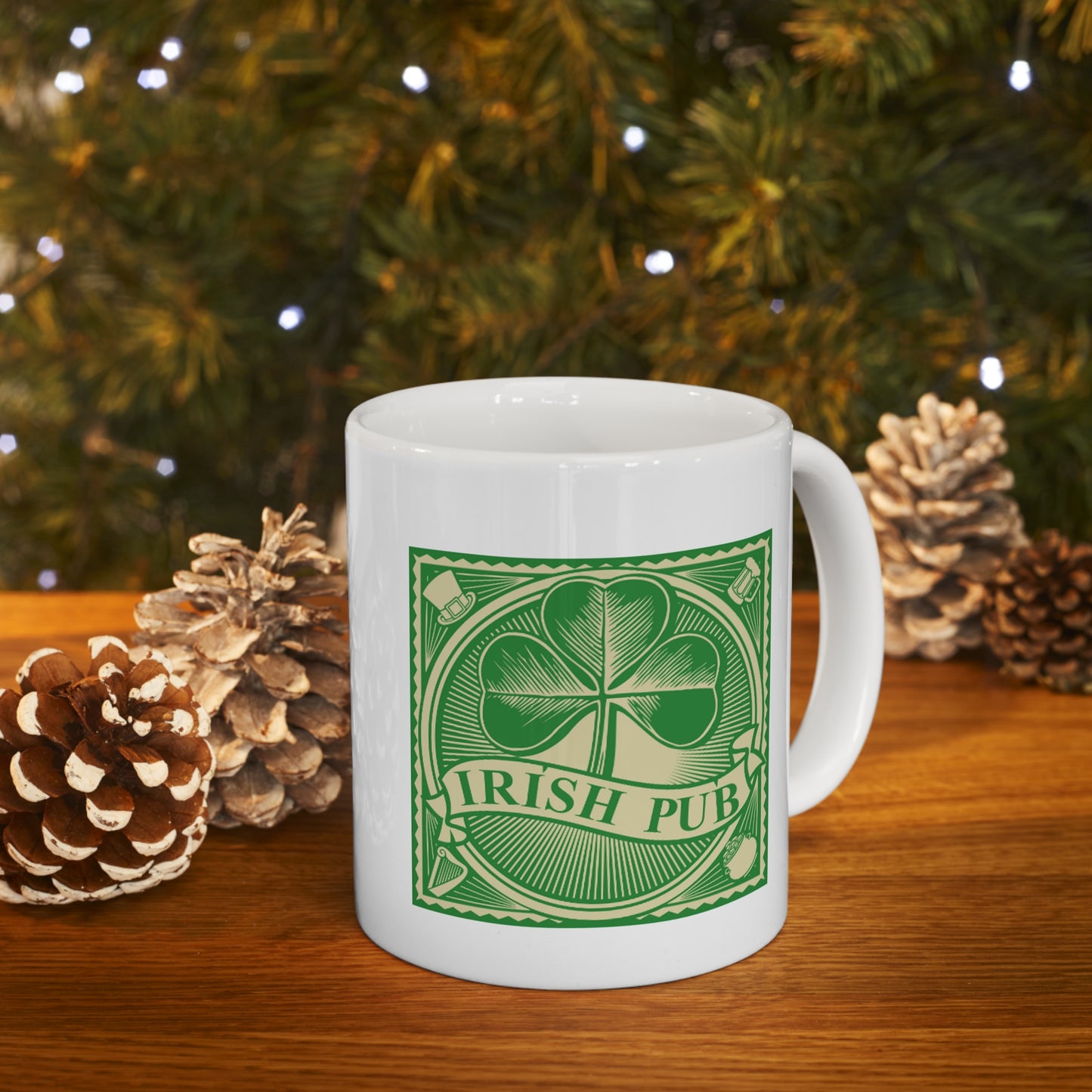 ☘️ St. Patrick's Day Pub Ceramic Mug 11oz