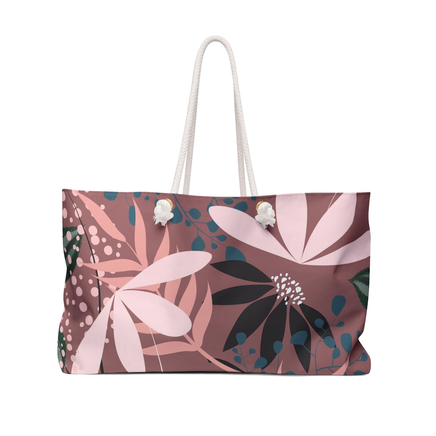 Blooms in Mauve Weekender Bag