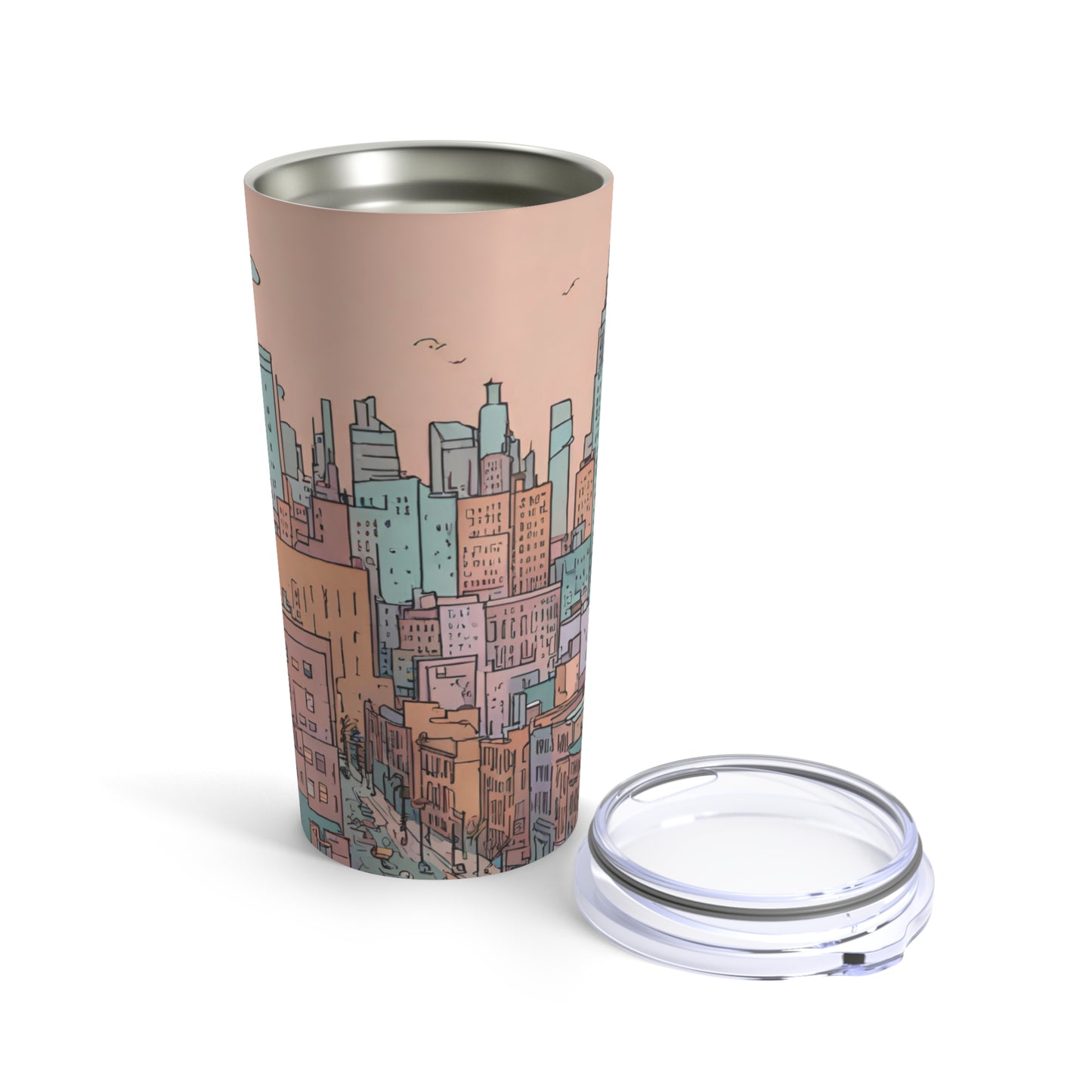 Park Slope, Brooklyn Urban Sketch 20oz Tumbler - Double-Wall Insulated