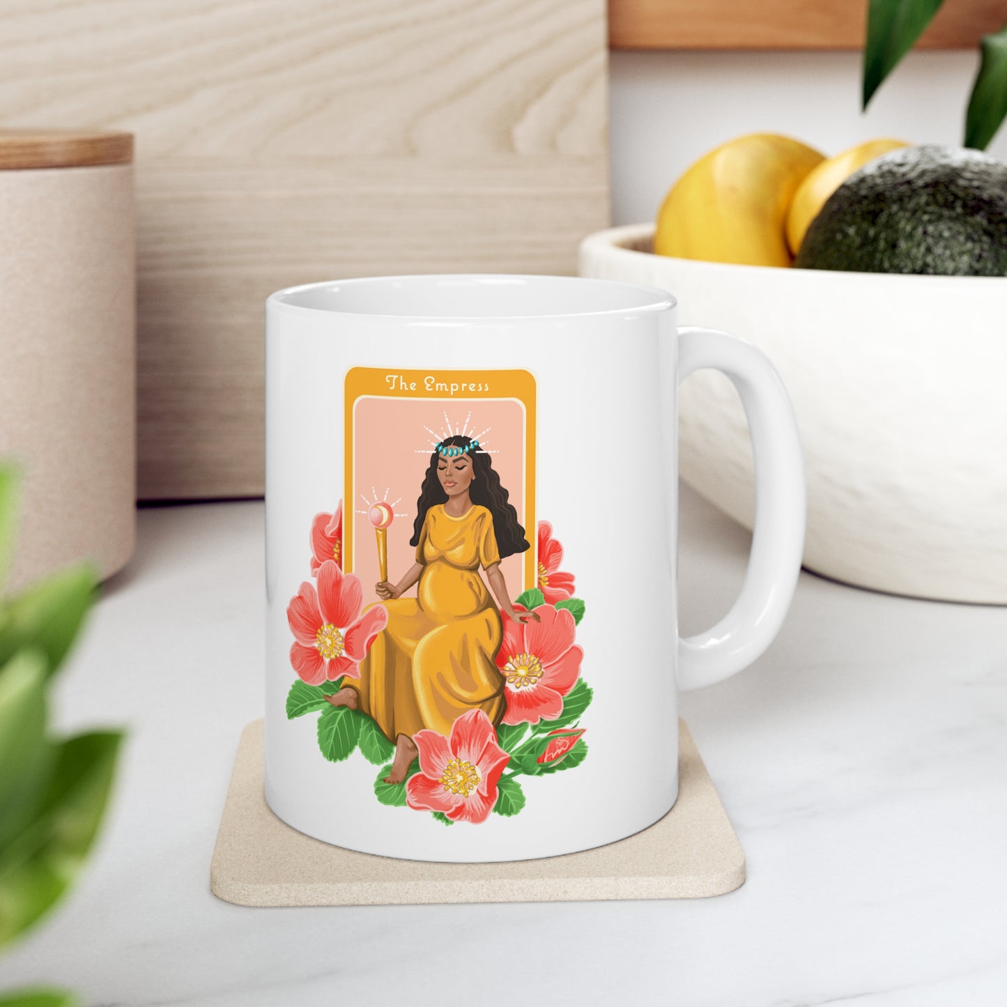 🧿 The Empress Tarot Ceramic Mug 11oz