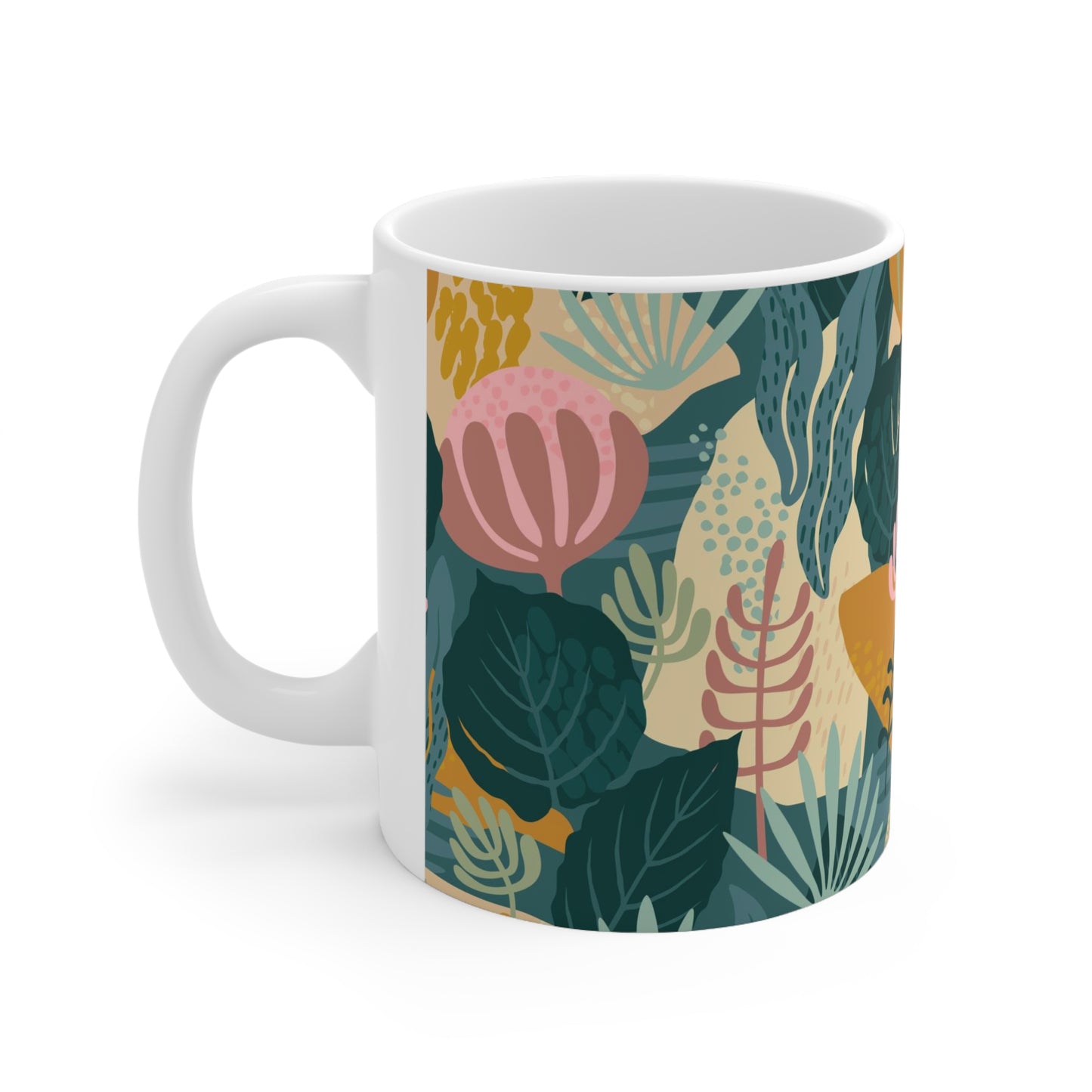 Vivid Blooms Oasis Coffee Mug