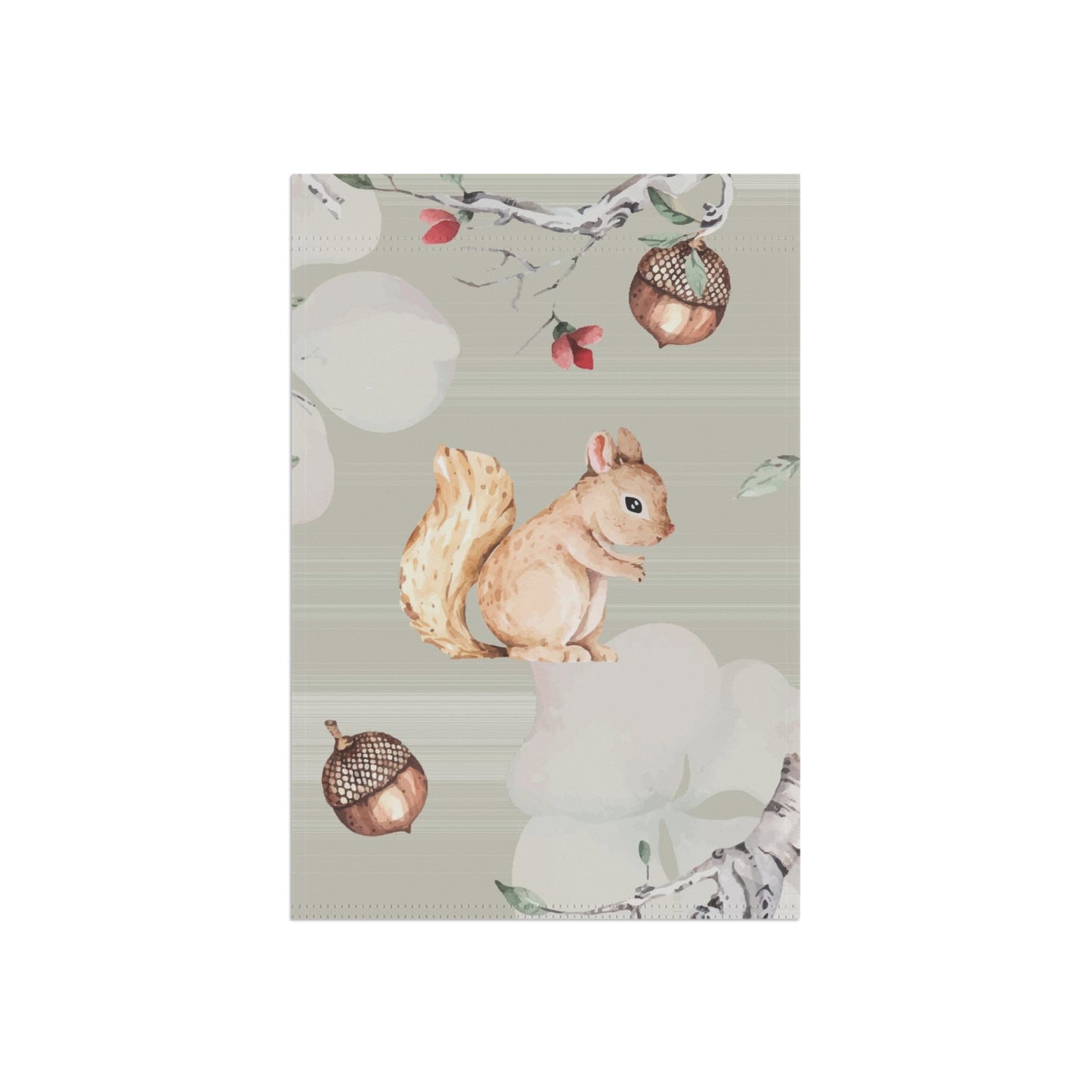 Squirrels Love Acorns Garden & House Banner