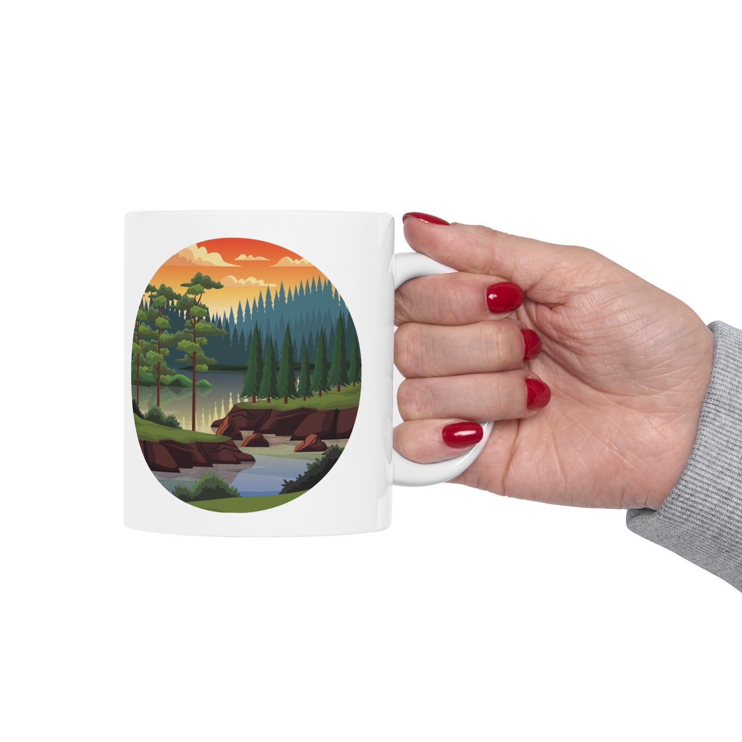 Window into the Woods Ceramic Mug 11oz | BPA Free