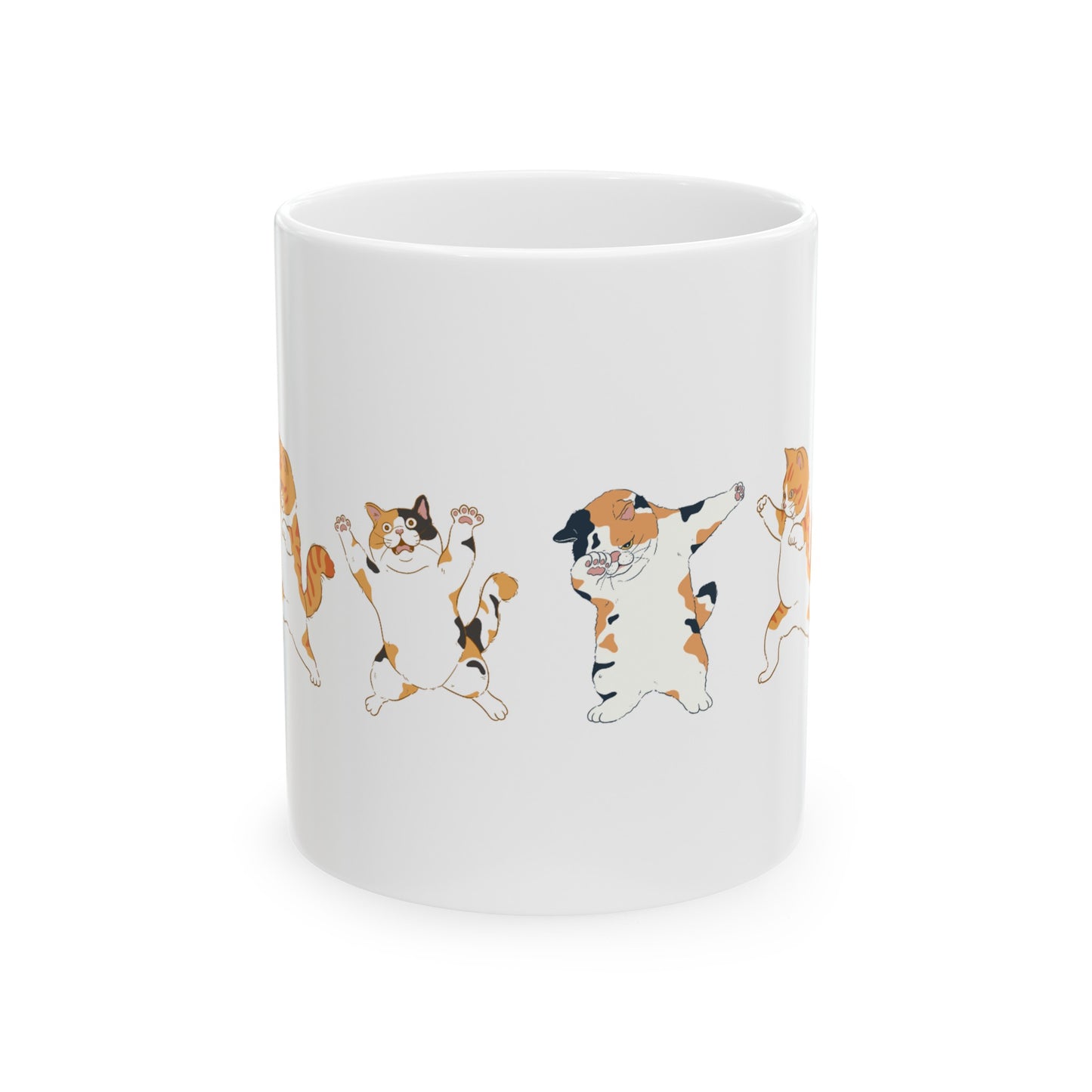 😹 Crazy Kitty Ceramic Mug 11oz