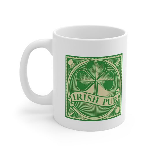 ☘️ St. Patrick's Day Pub Ceramic Mug 11oz