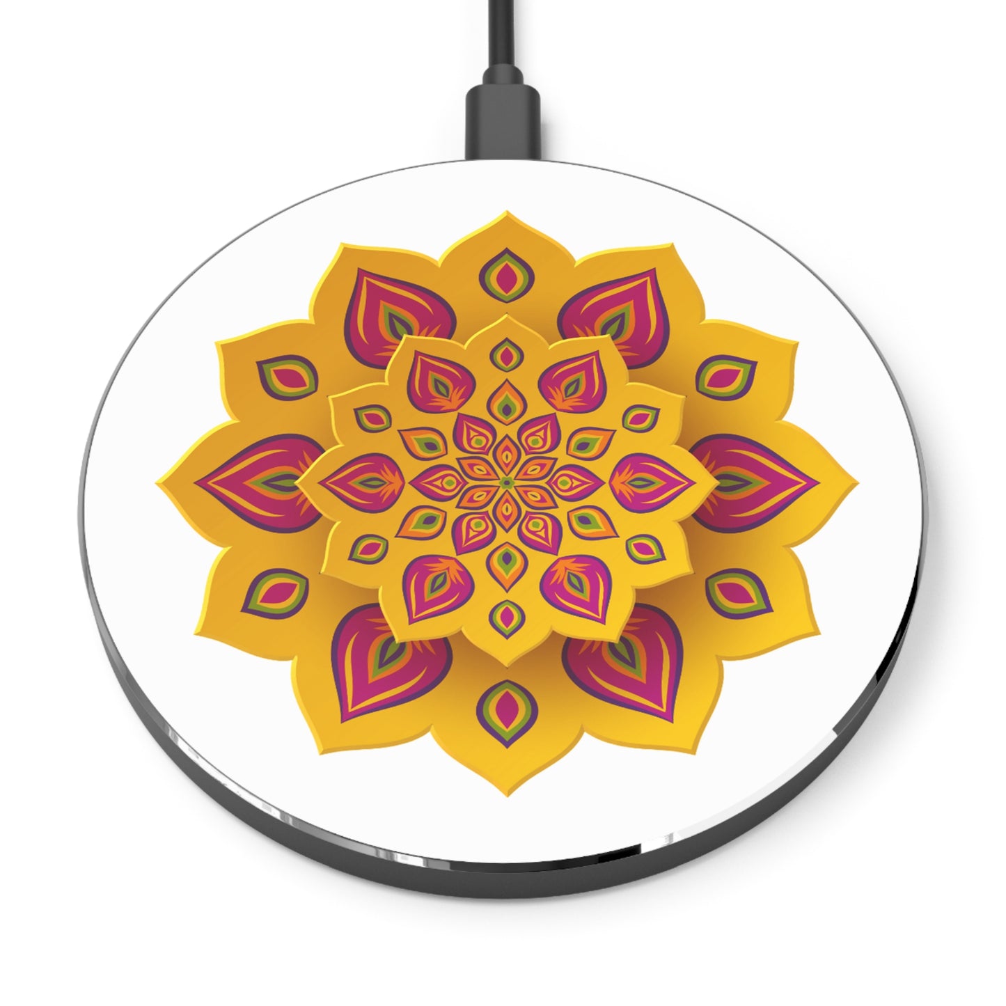 3D Mandala Wireless Charger