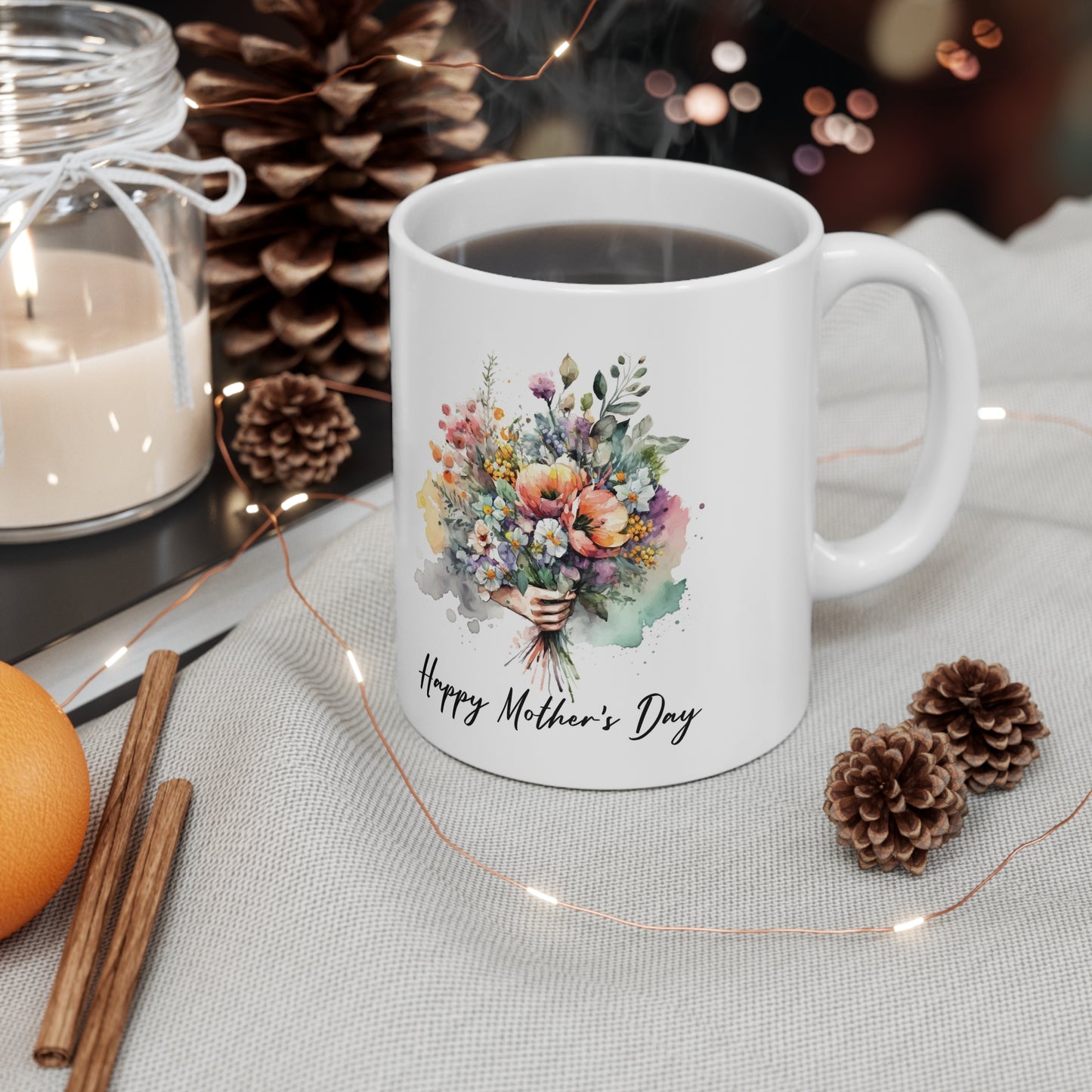 Watercolor Mother's Day Blossom Mug