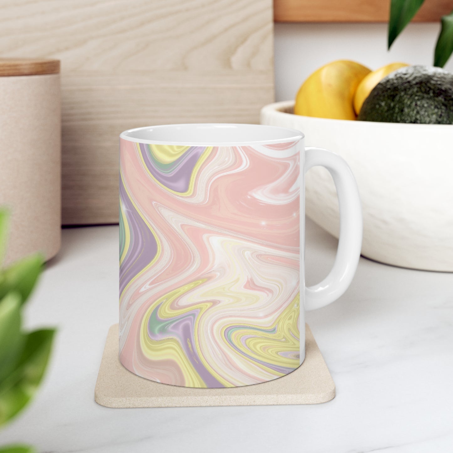 Pastel Paint Ceramic Mug 11oz