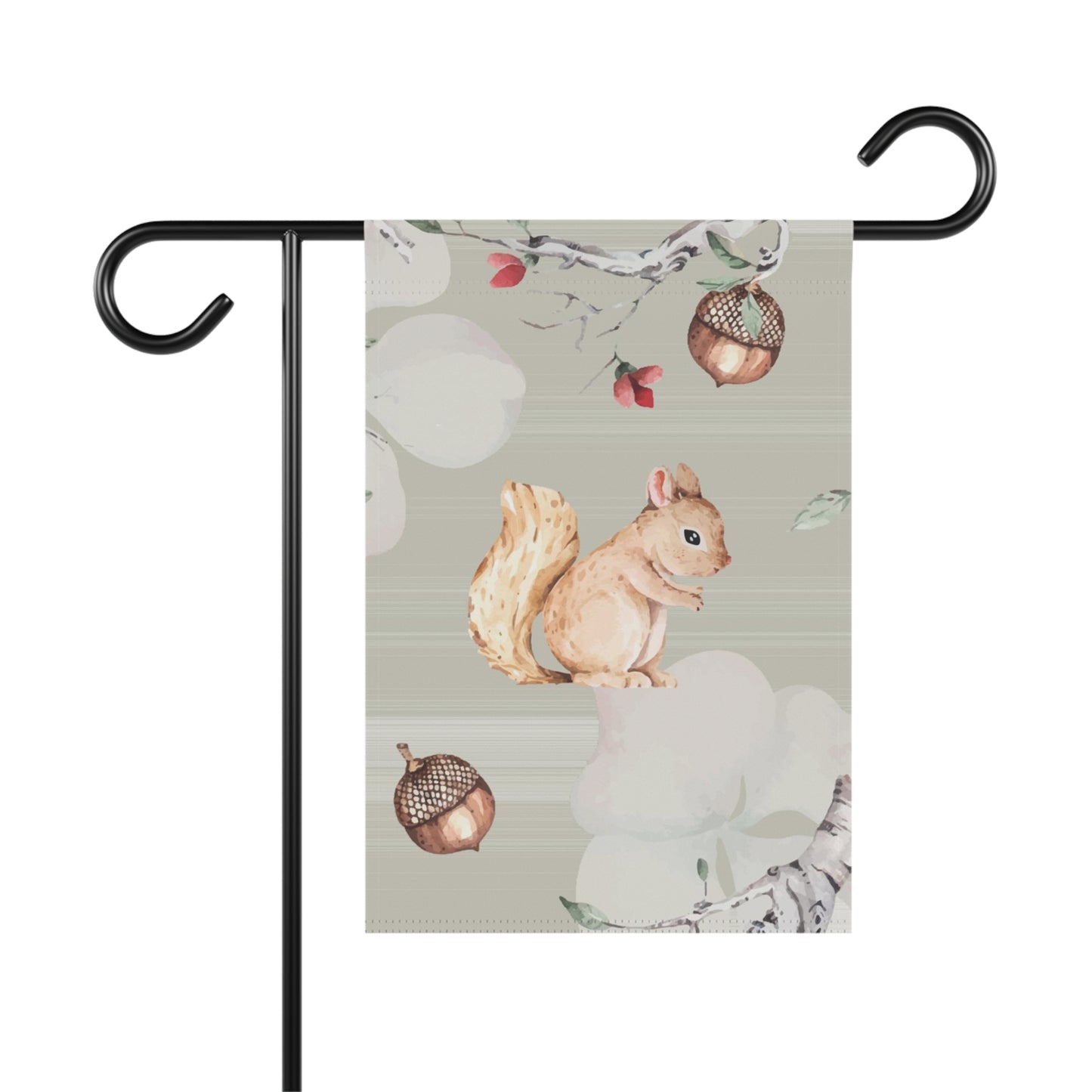 Squirrels Love Acorns Garden & House Banner