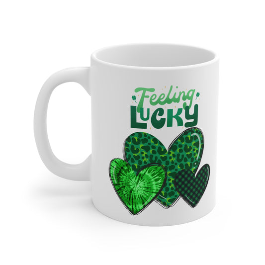 Feeling Lucky St. Patrick's Day Ceramic Mug 11oz