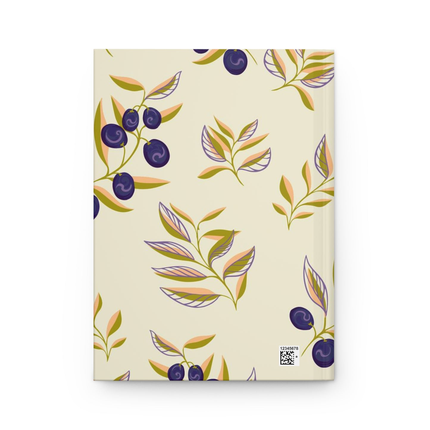 Blueberry Bushes Hardcover Journal Matte