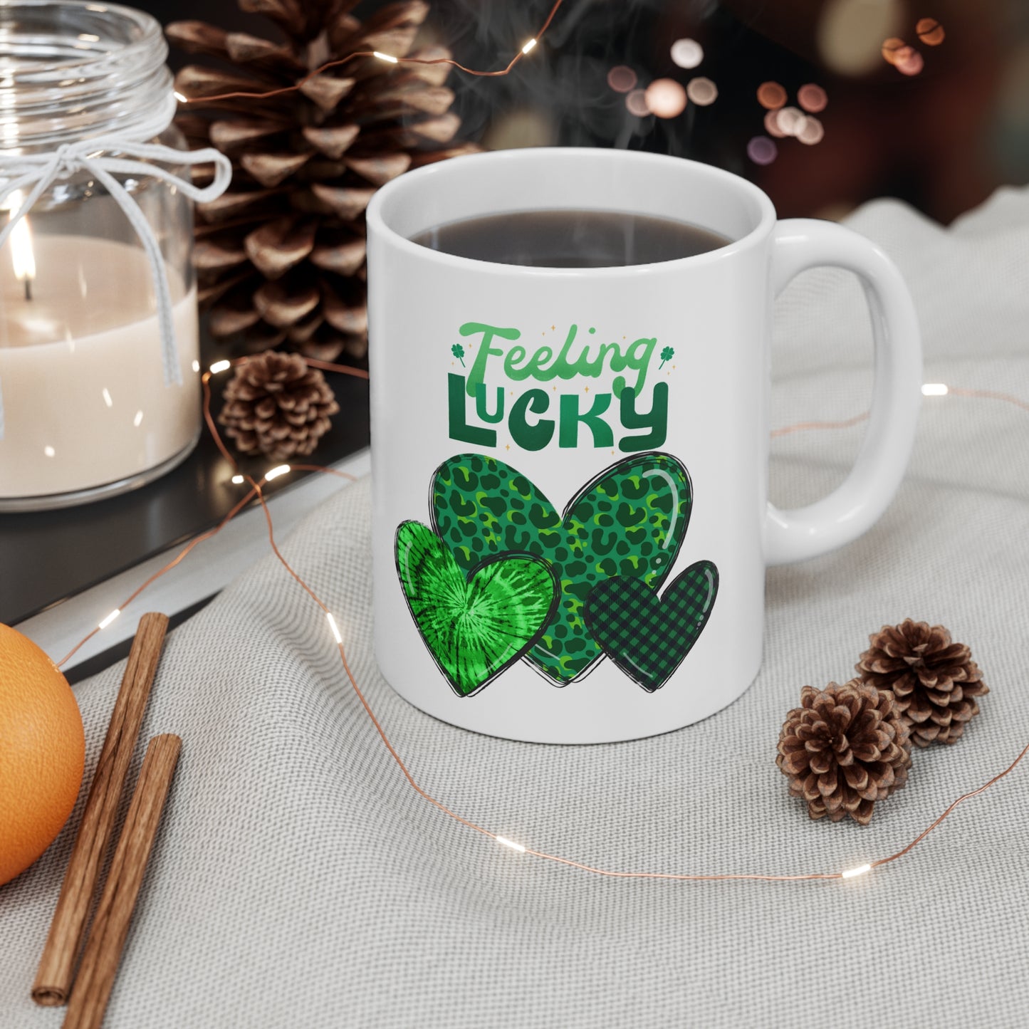 Feeling Lucky St. Patrick's Day Ceramic Mug 11oz