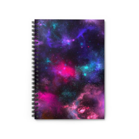 🌌 Galaxy Spiral Notebook - Ruled Line