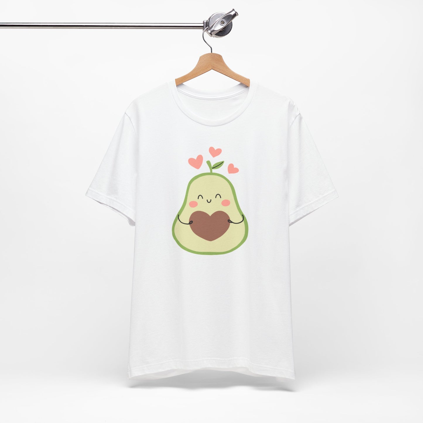 🥑 Avocado Love Unisex Jersey Short Sleeve Tee - Heartfelt Design