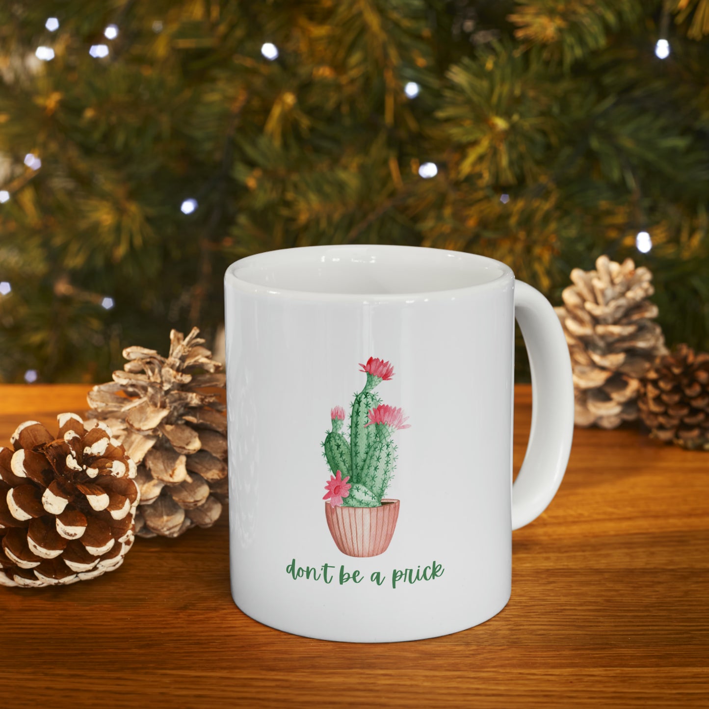 Funny Cactus Ceramic Mug 11oz