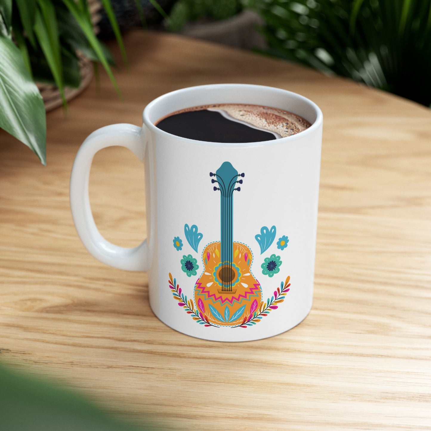 Guitar Love Ceramic Mug 11oz