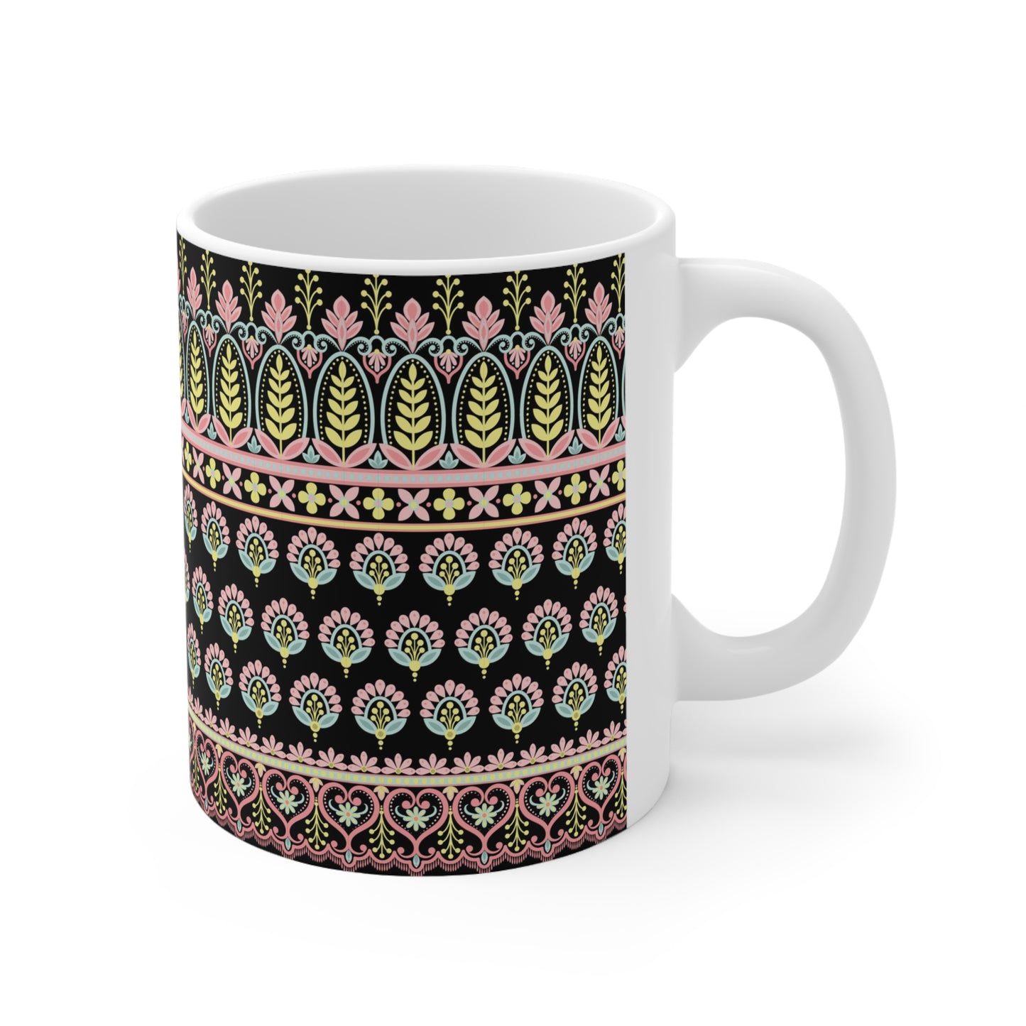 Black Ethereal Pattern Mug