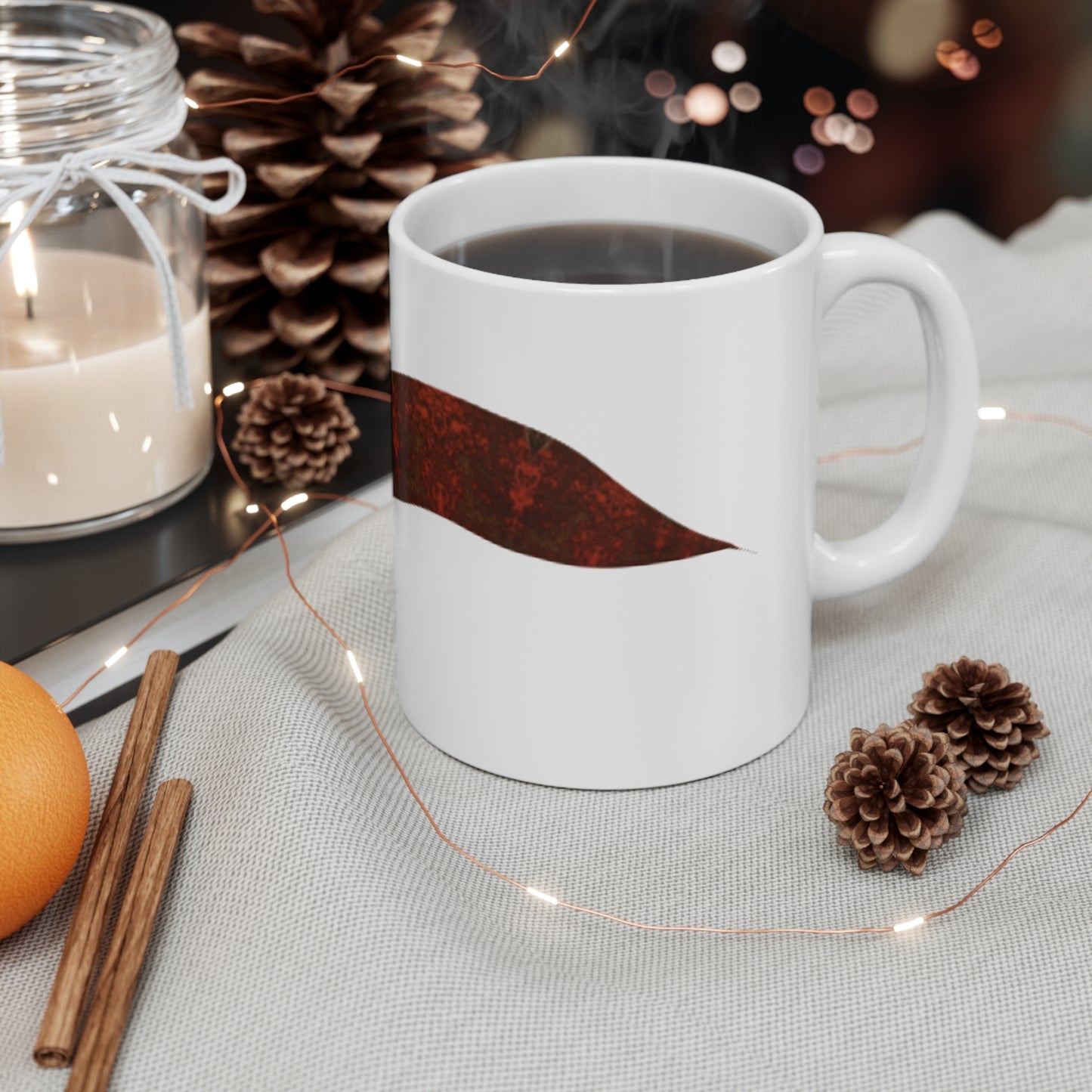 Turtle Wood Strip Serenity Mug