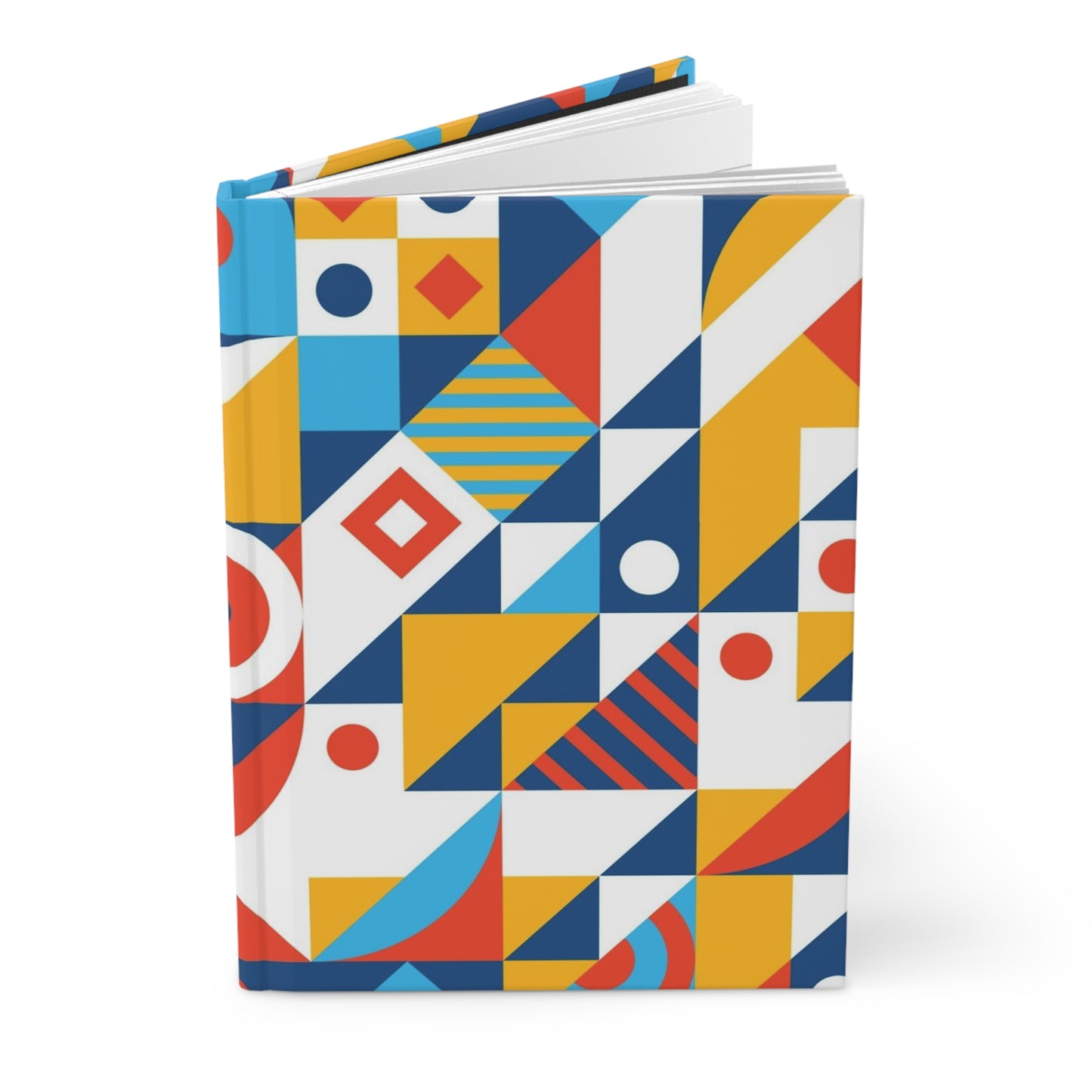 Abstract Harmony Hardcover Journal Matte