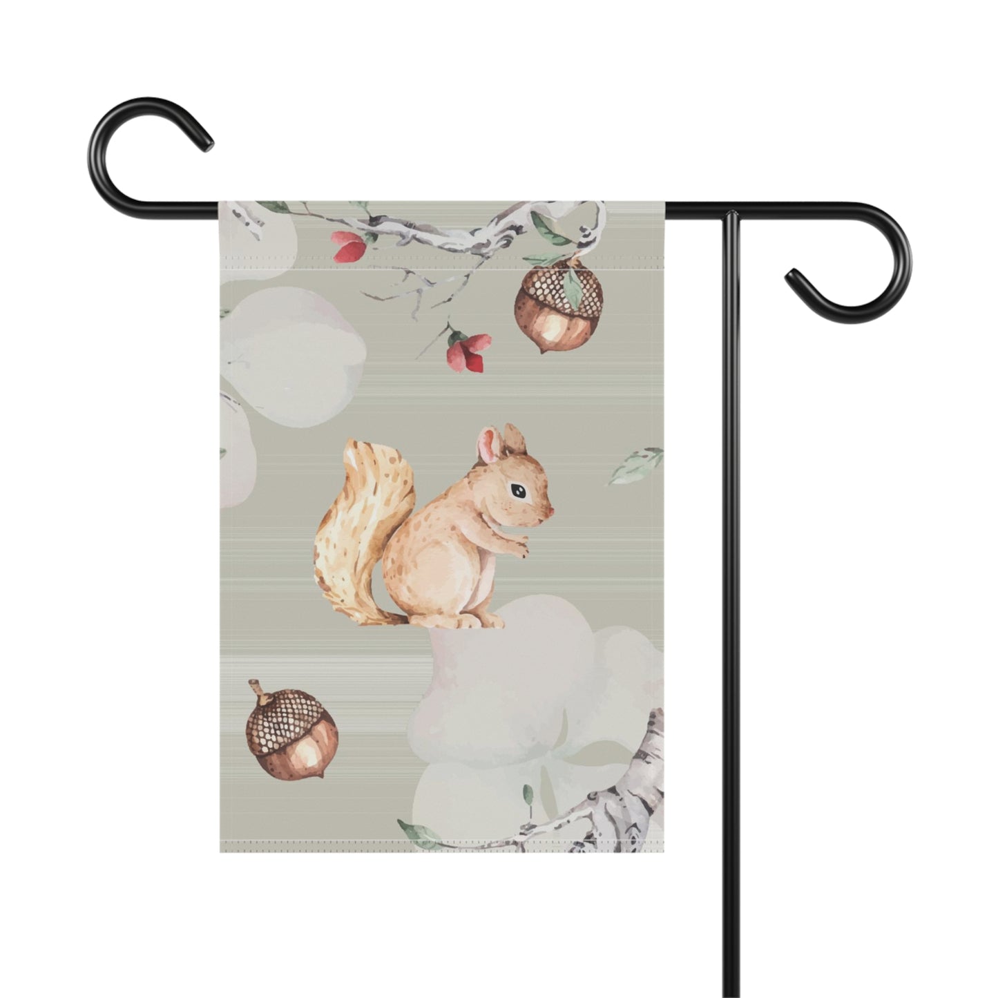 Squirrels Love Acorns Garden & House Banner