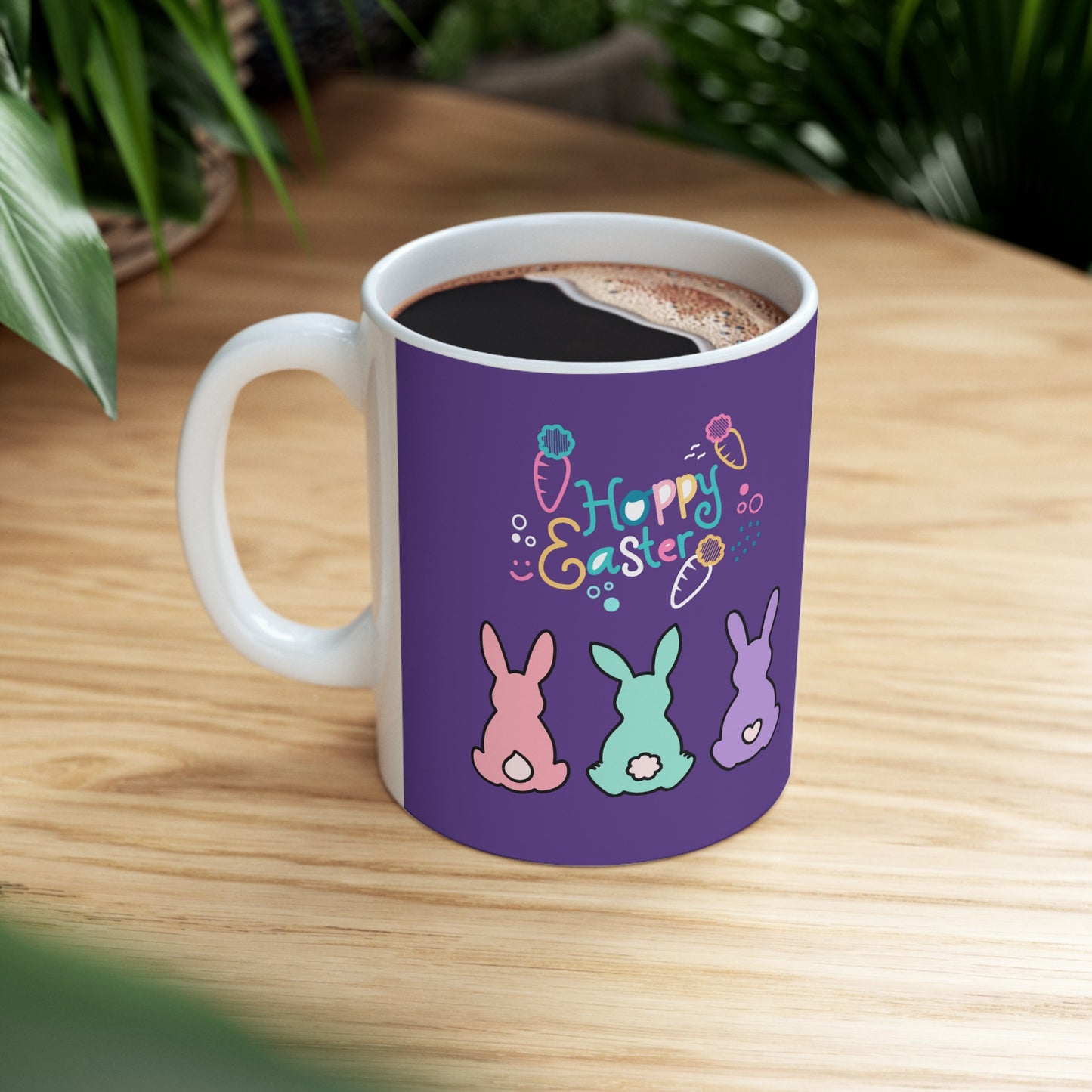 🥕 Hoppy Easter Ceramic Mug 11oz