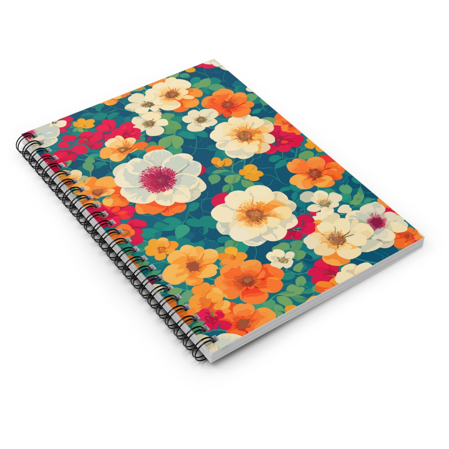 Spring Garden Spiral Notebook - Ruled Line