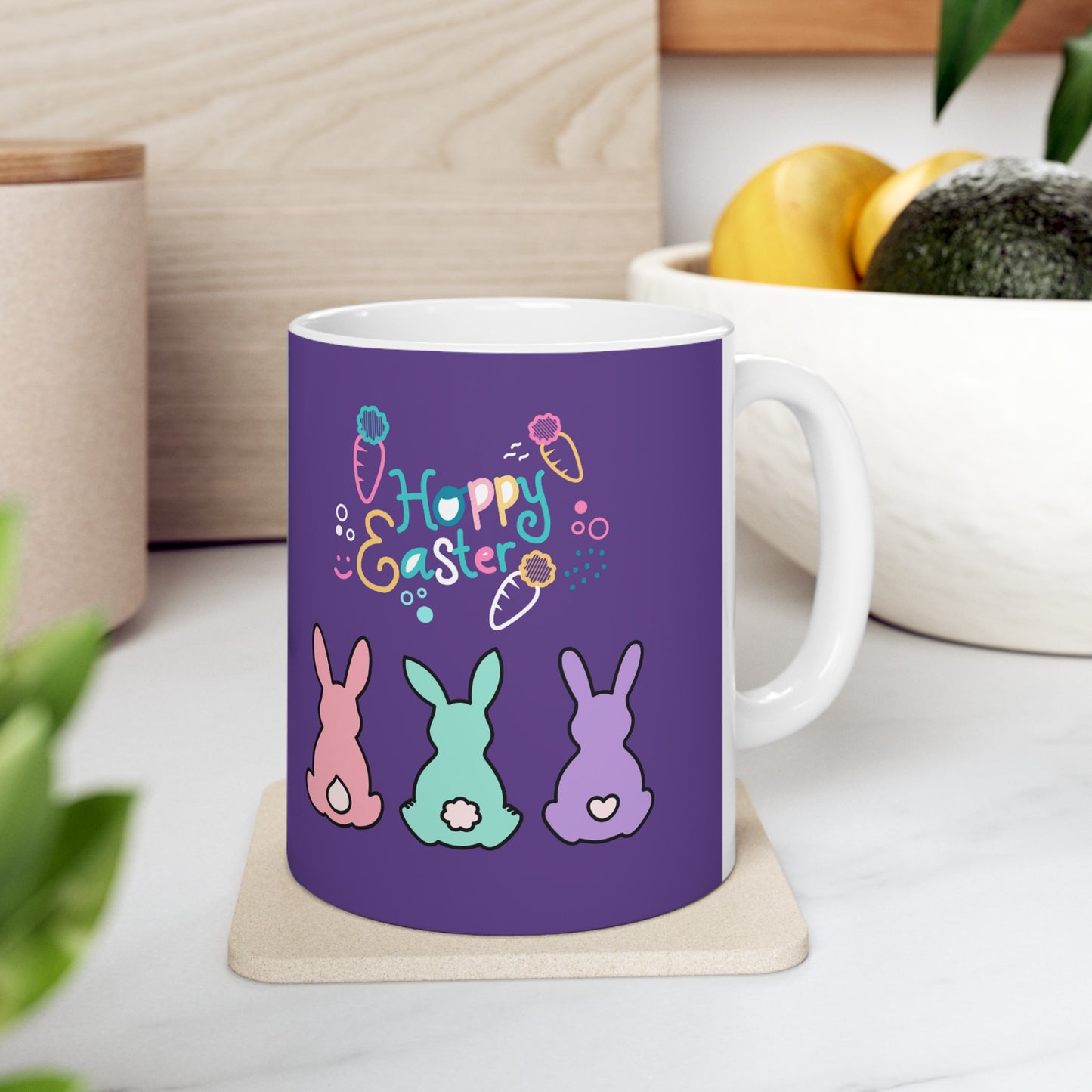 🥕 Hoppy Easter Ceramic Mug 11oz