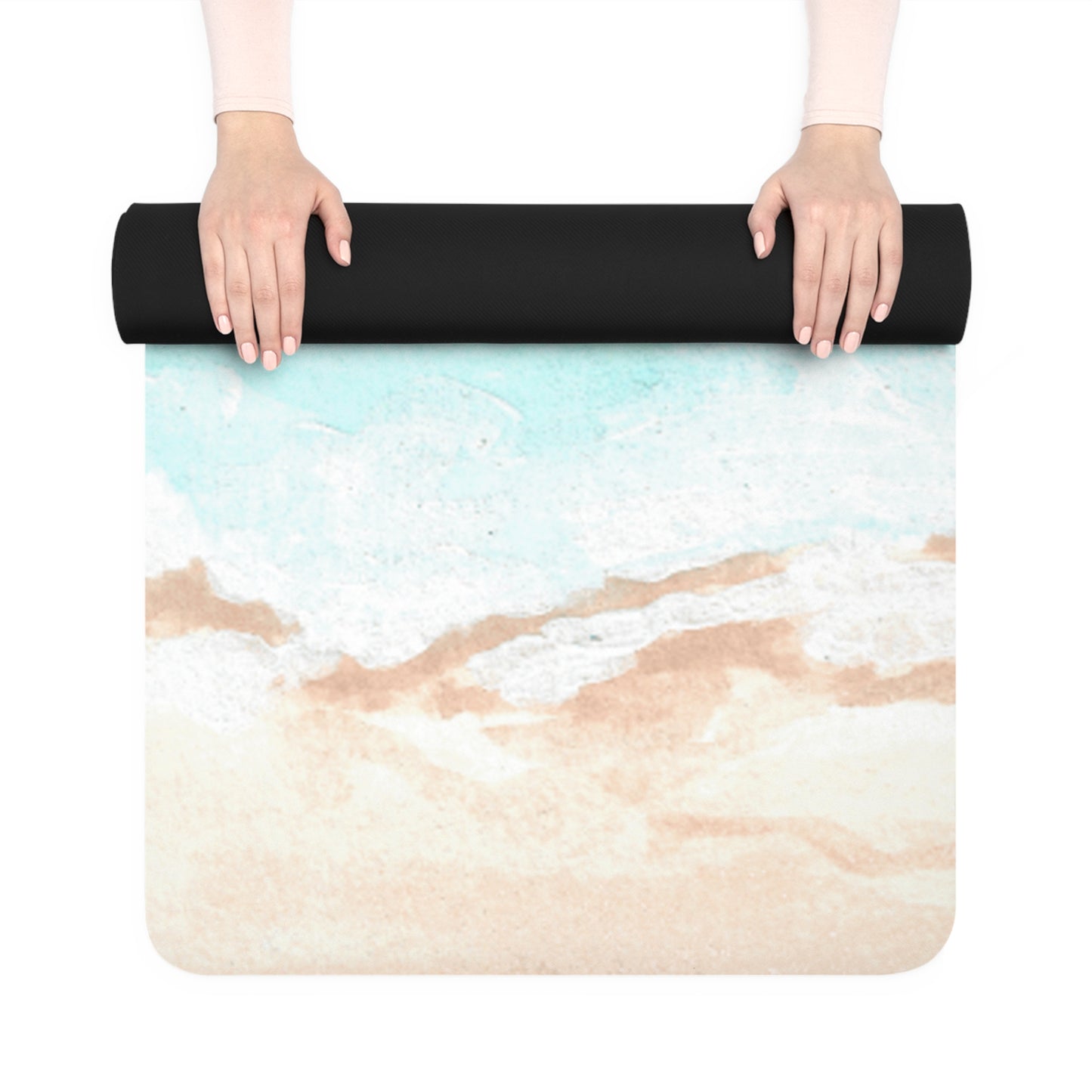 Beach Views Rubber Yoga Mat